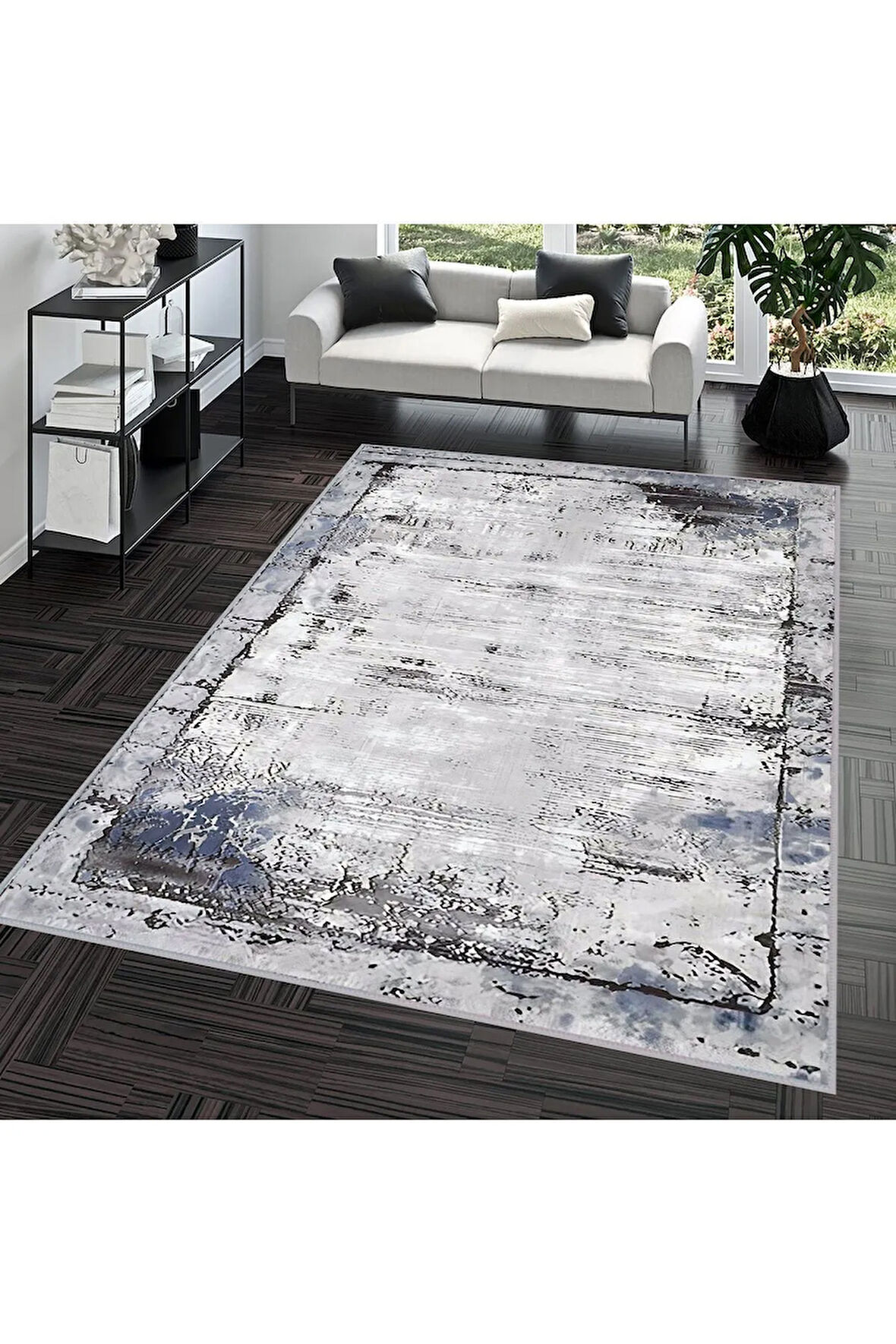 Dijital Baskı Yıkanabilir Kaymaz Taban Salon Halısı Ve Yolluk RVG0683