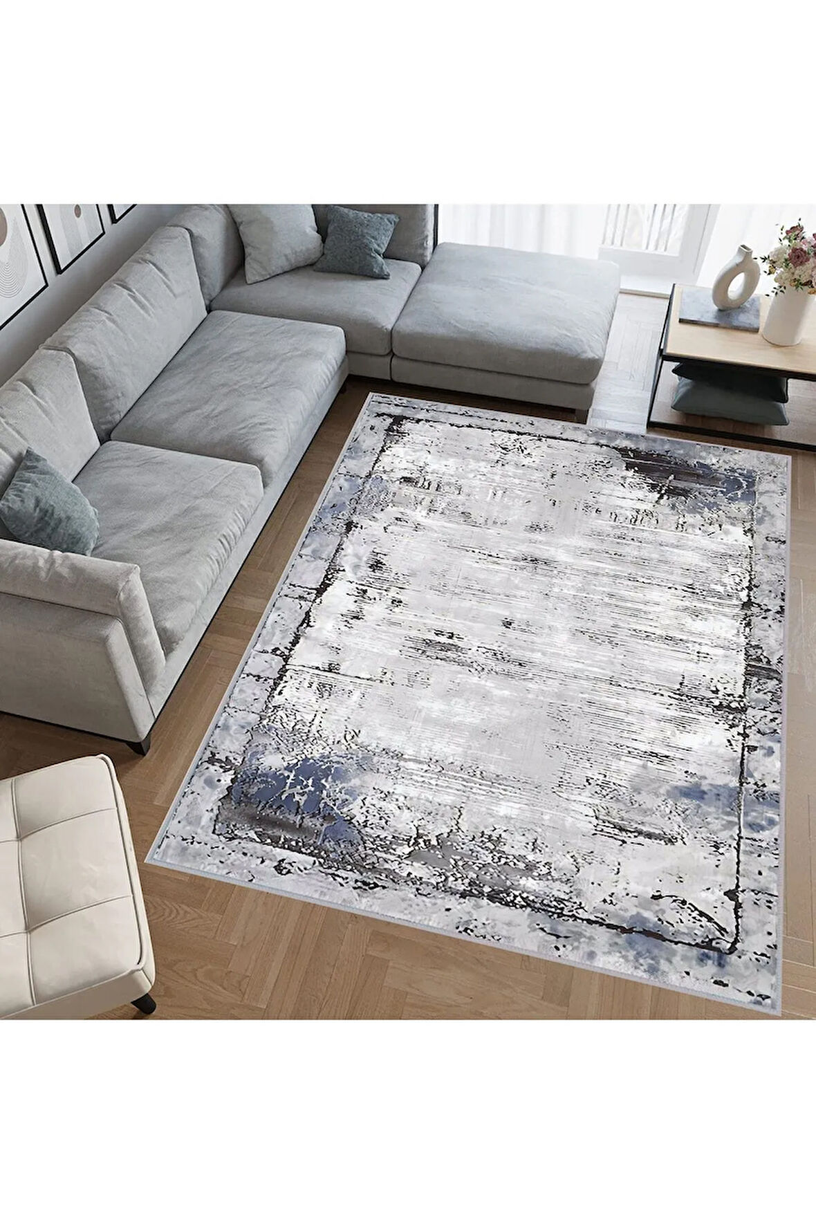 Dijital Baskı Yıkanabilir Kaymaz Taban Salon Halısı Ve Yolluk RVG0699