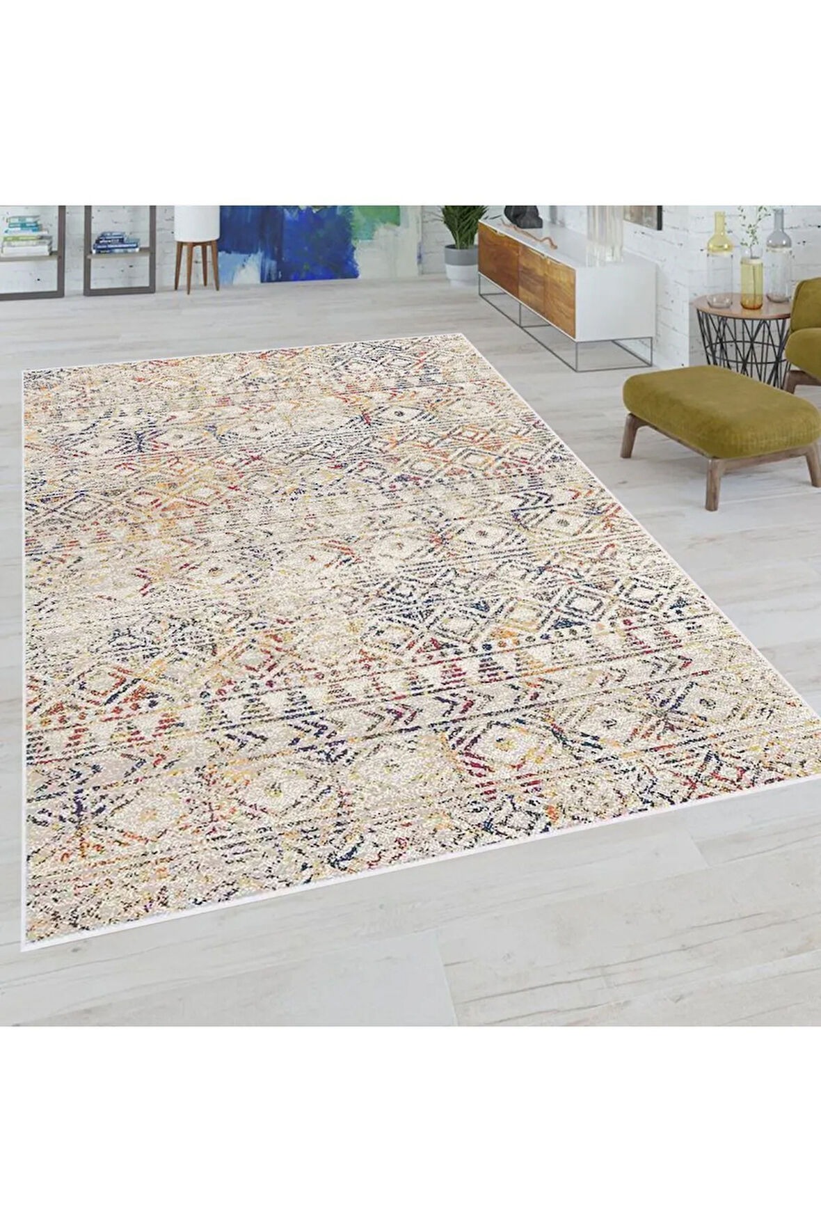 Dijital Baskı Yıkanabilir Kaymaz Taban Salon Halısı Ve Yolluk RVG0718