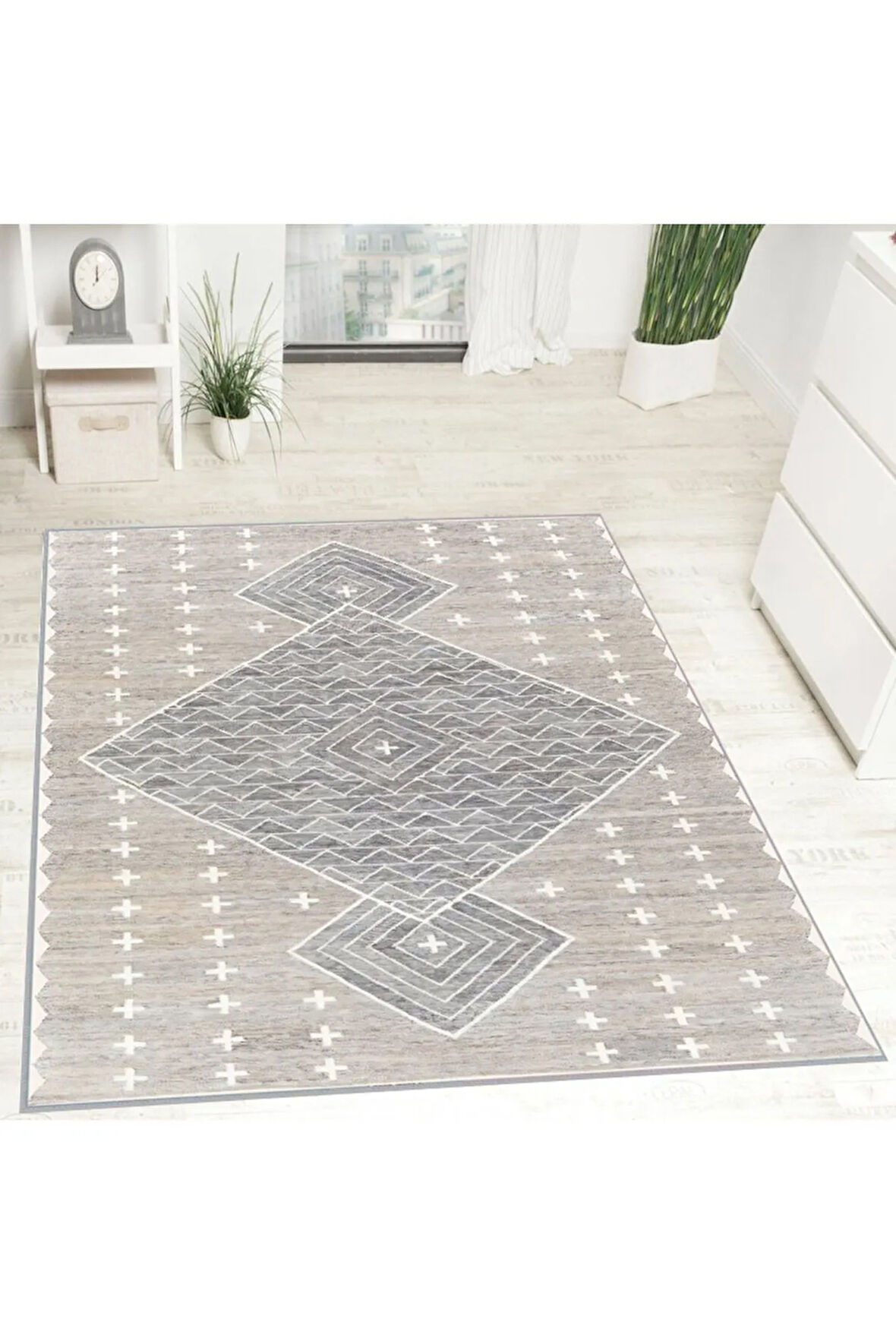 Dijital Baskı Yıkanabilir Kaymaz Taban Salon Halısı Ve Yolluk RVG0727