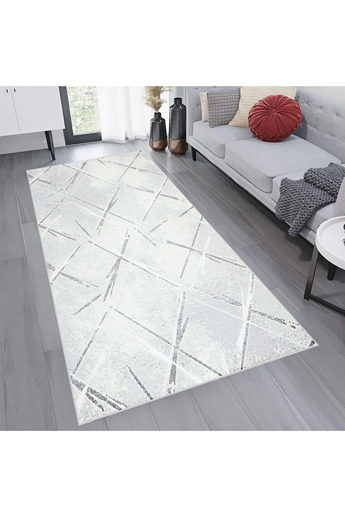 Dijital Baskı Yıkanabilir Kaymaz Taban Salon Halısı Ve Yolluk RVG0762