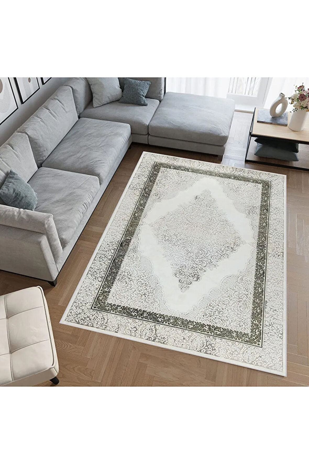 Dijital Baskı Yıkanabilir Kaymaz Taban Salon Halısı Ve Yolluk RVG0775