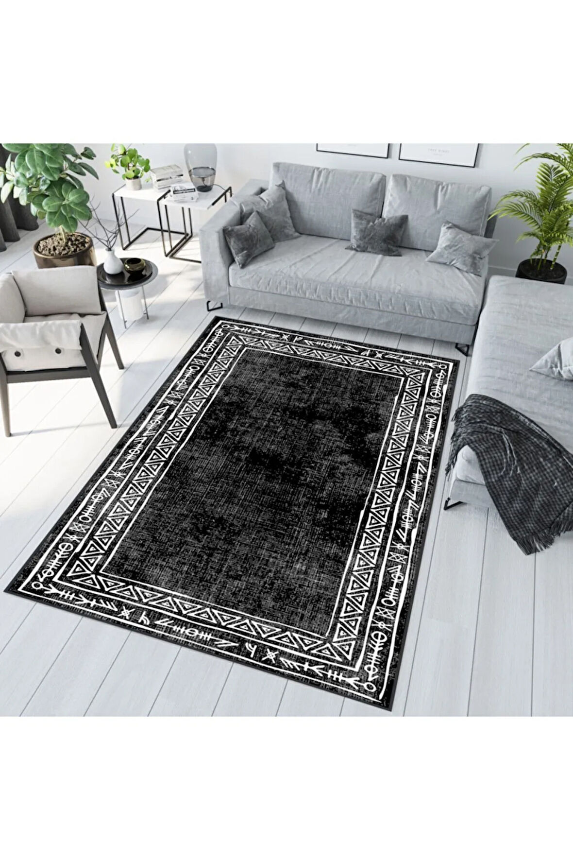 Dijital Baskı Yıkanabilir Kaymaz Taban Salon Halısı Ve Yolluk RVG1002