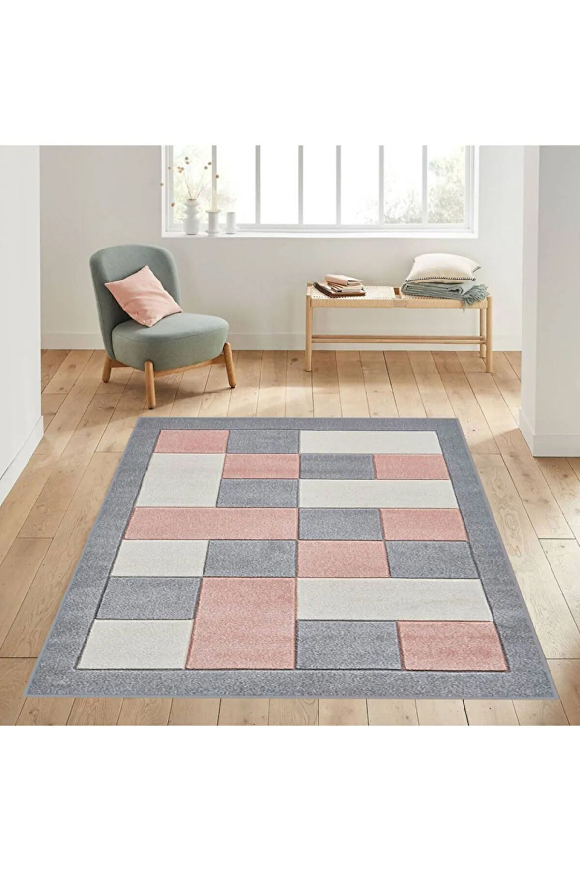 Dijital Baskı Yıkanabilir Kaymaz Taban Salon Halısı Ve Yolluk RVG1005
