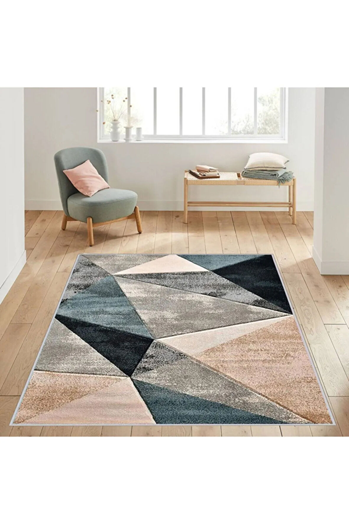 Dijital Baskı Yıkanabilir Kaymaz Taban Salon Halısı Ve Yolluk RVG1007