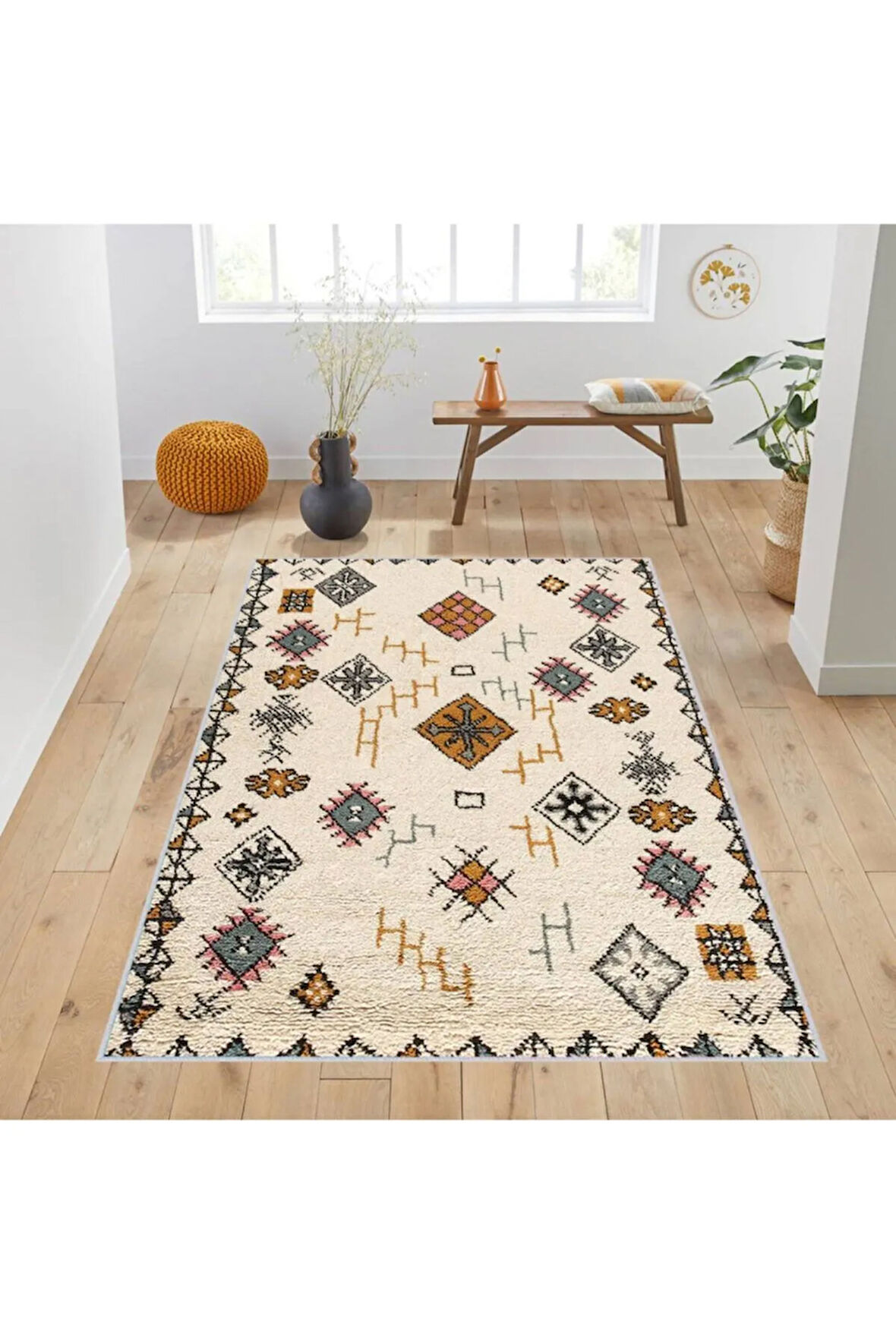 Dijital Baskı Yıkanabilir Kaymaz Taban Salon Halısı Ve Yolluk RVG1008