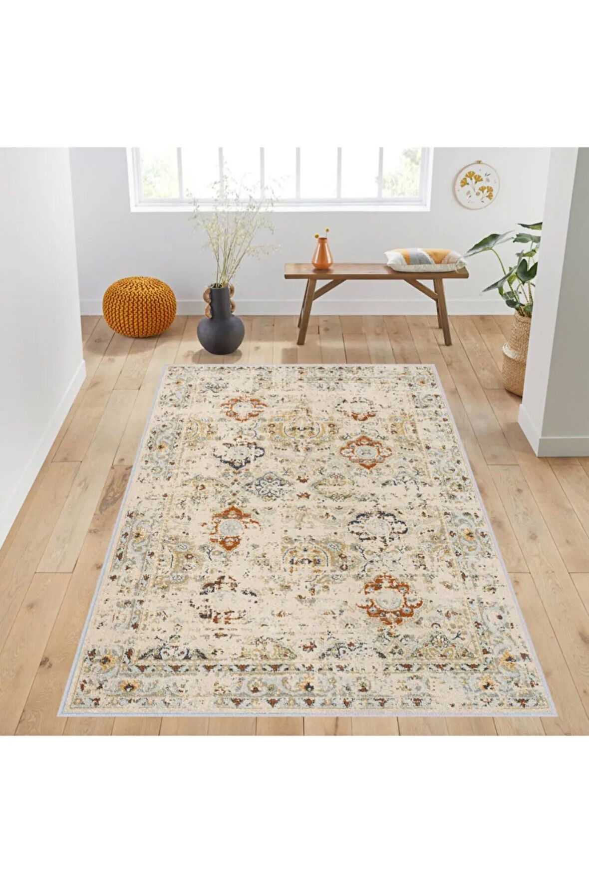 Dijital Baskı Yıkanabilir Kaymaz Taban Salon Halısı Ve Yolluk RVG1012