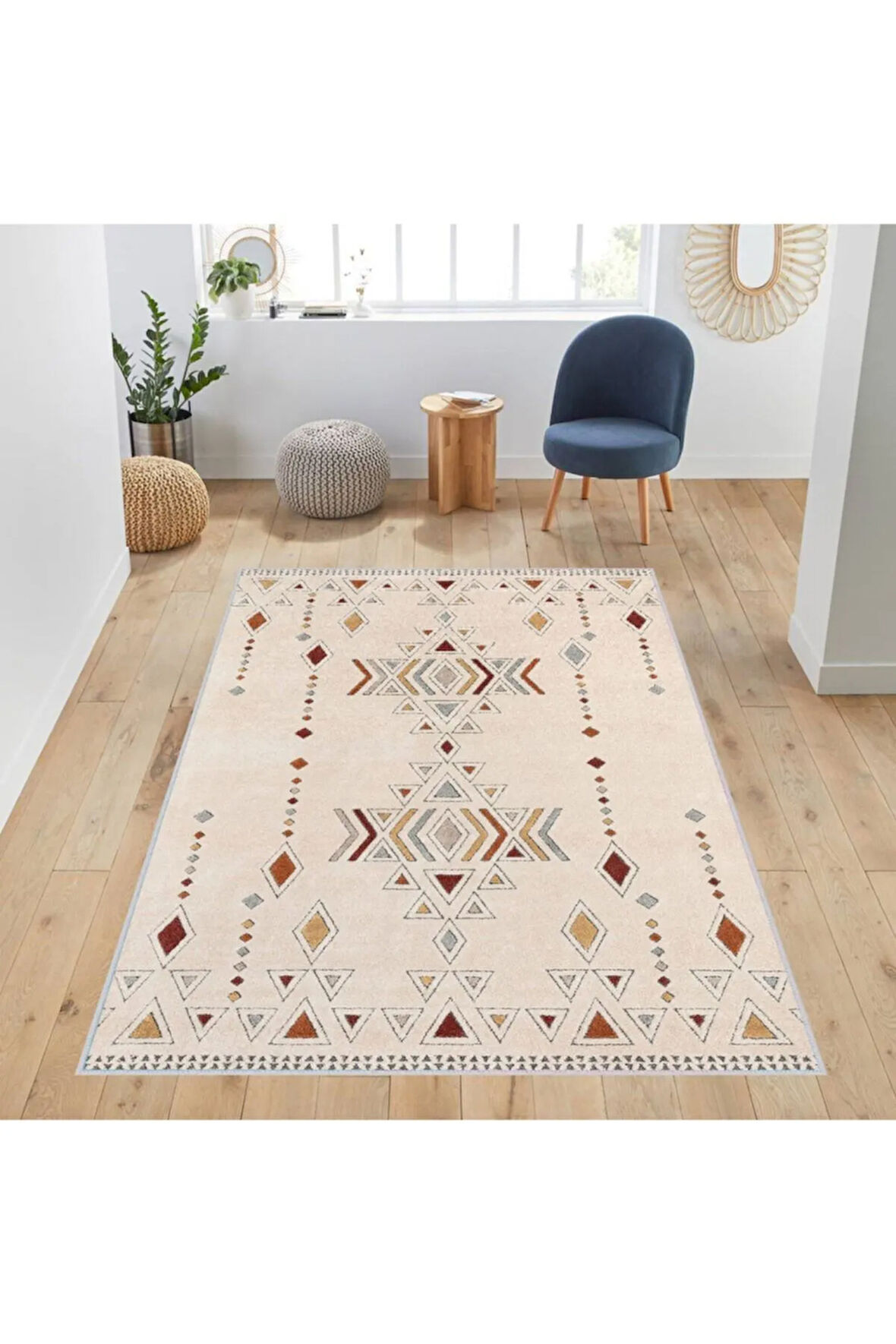 Dijital Baskı Yıkanabilir Kaymaz Taban Salon Halısı Ve Yolluk RVG1016