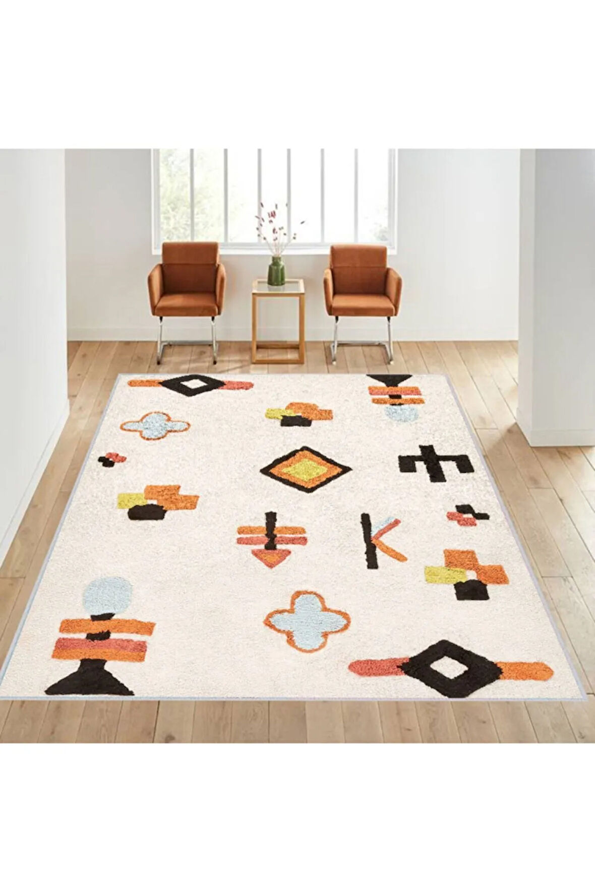 Dijital Baskı Yıkanabilir Kaymaz Taban Salon Halısı Ve Yolluk RVG1030