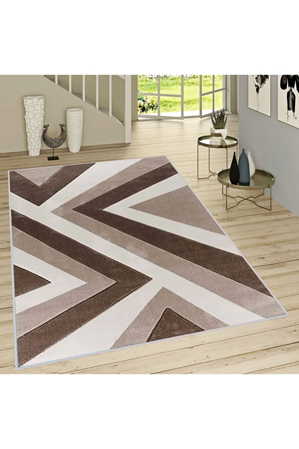 Dijital Baskı Yıkanabilir Kaymaz Taban Salon Halısı Ve Yolluk RVG1038