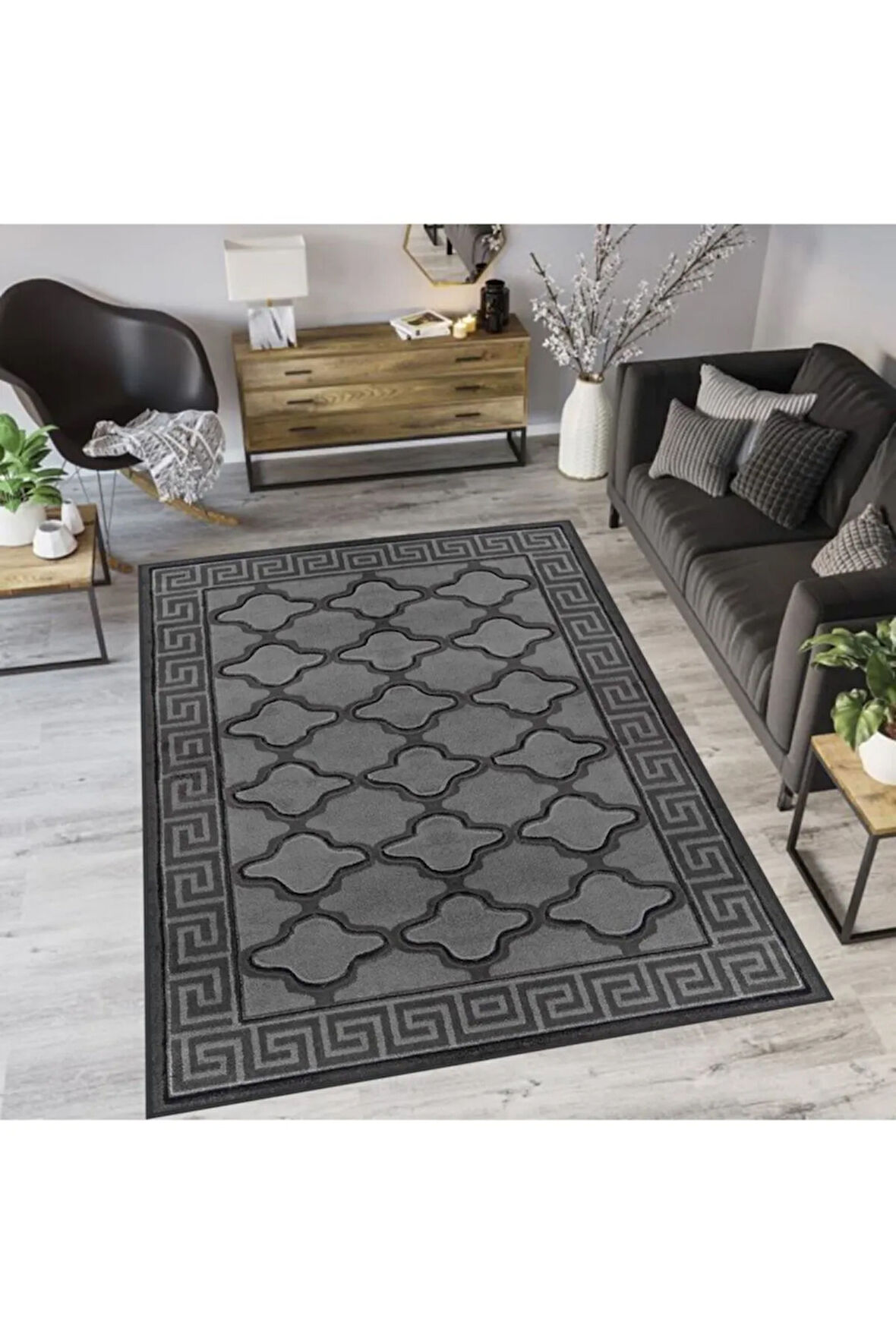 Dijital Baskı Yıkanabilir Kaymaz Taban Salon Halısı Ve Yolluk RVG1046