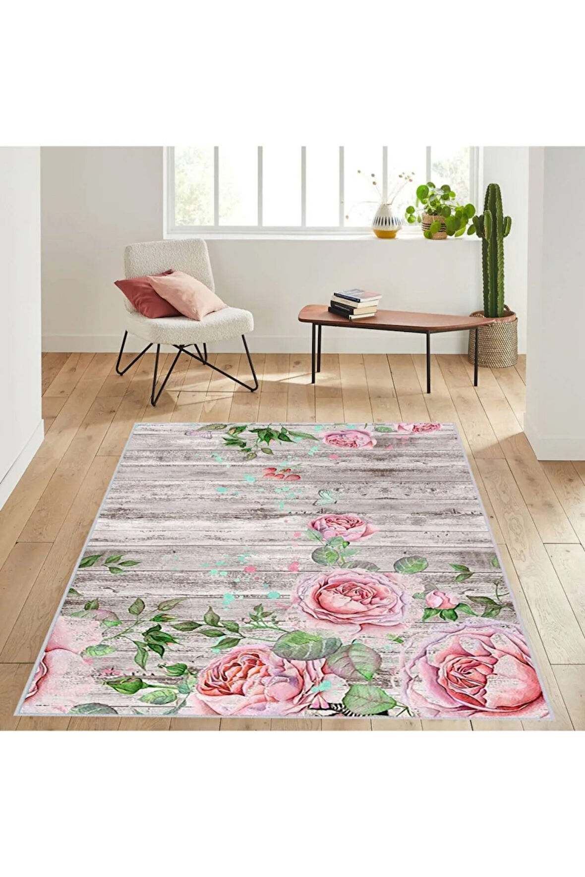 Dijital Baskı Yıkanabilir Kaymaz Taban Salon Halısı Ve Yolluk RVG1059