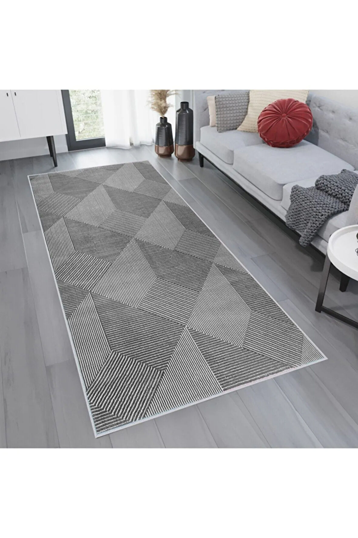 Dijital Baskı Yıkanabilir Kaymaz Taban Salon Halısı Ve Yolluk RVG1088