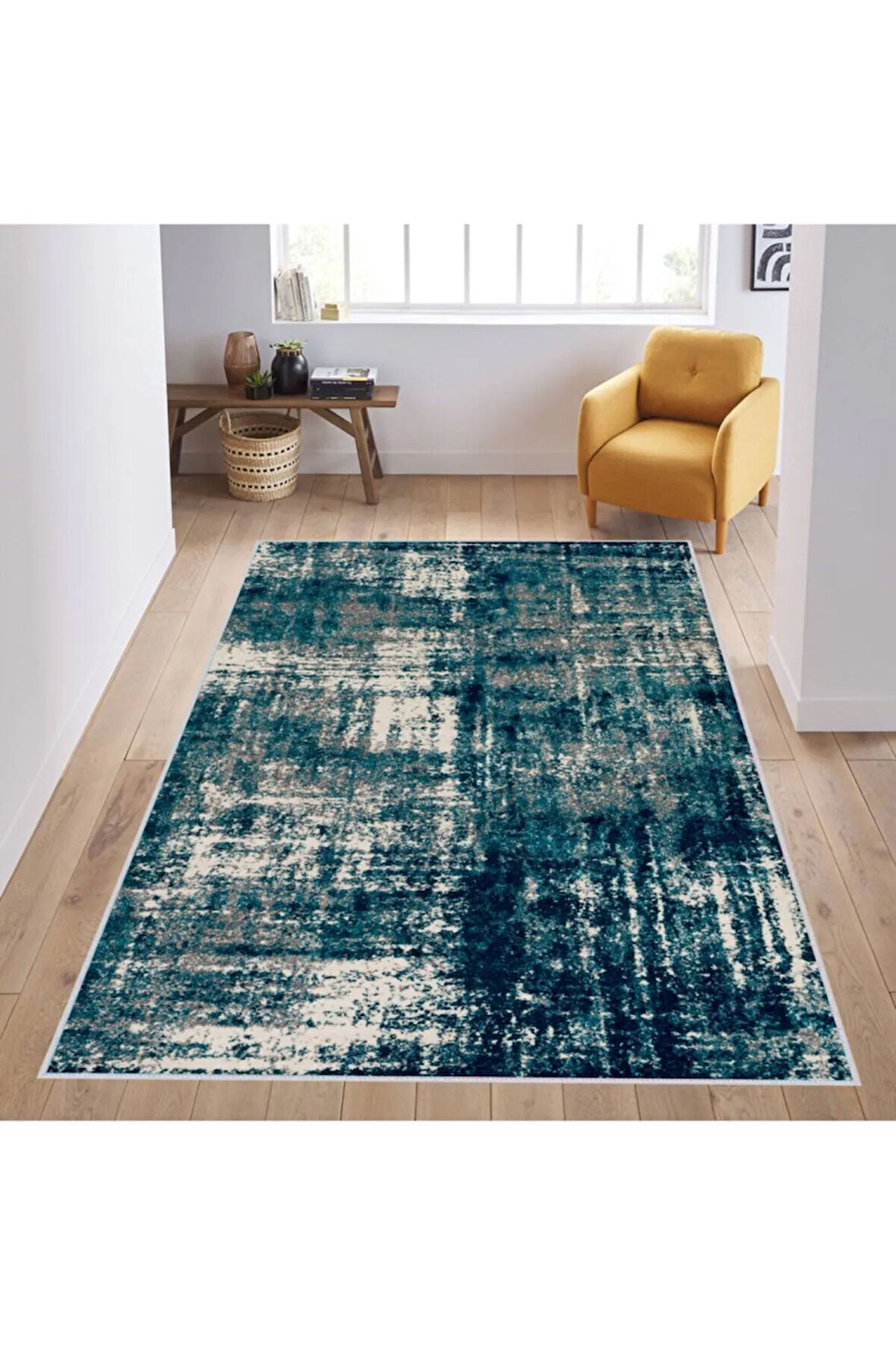 Dijital Baskı Yıkanabilir Kaymaz Taban Salon Halısı Ve Yolluk RVG1160