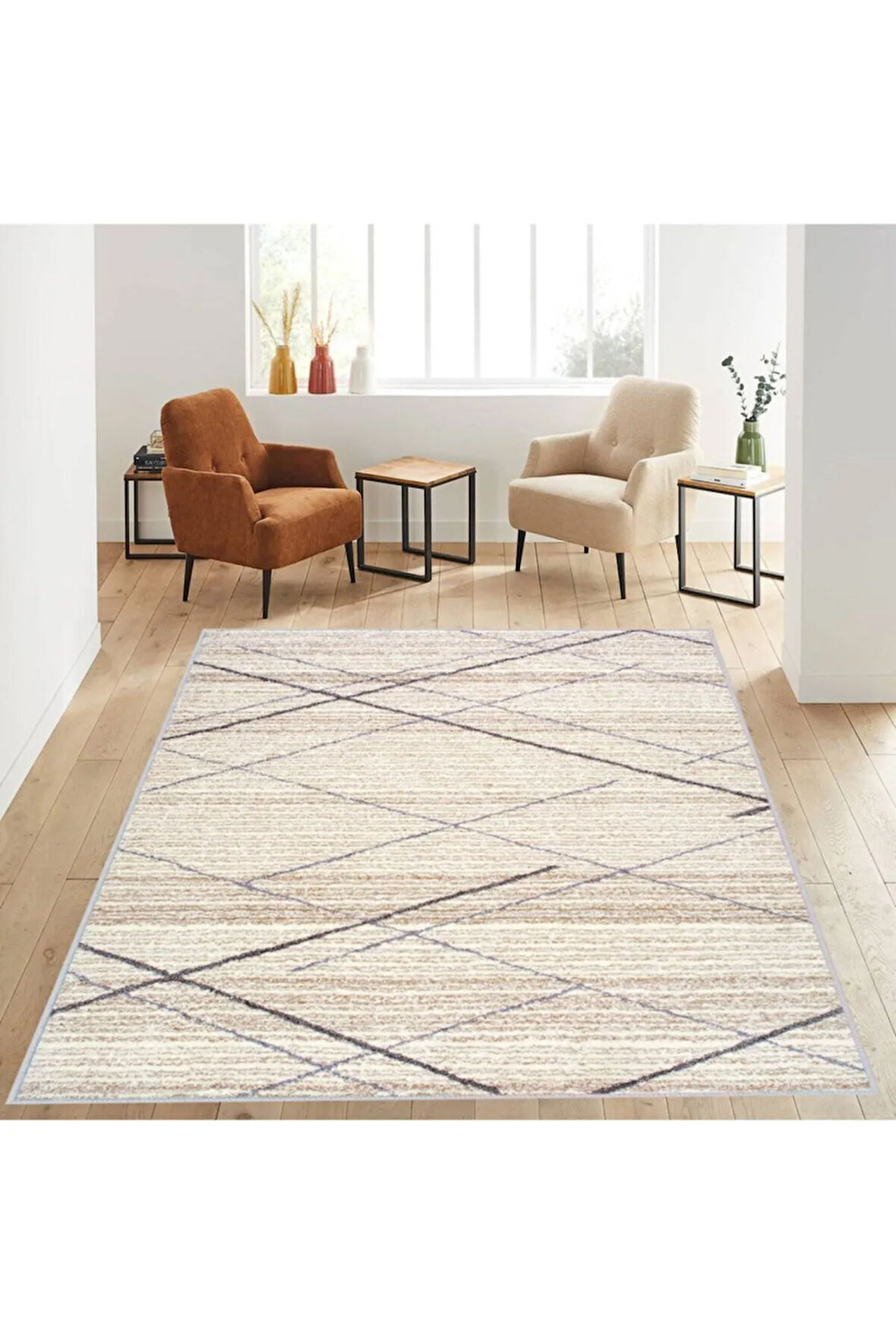 Dijital Baskı Yıkanabilir Kaymaz Taban Salon Halısı Ve Yolluk RVG1168