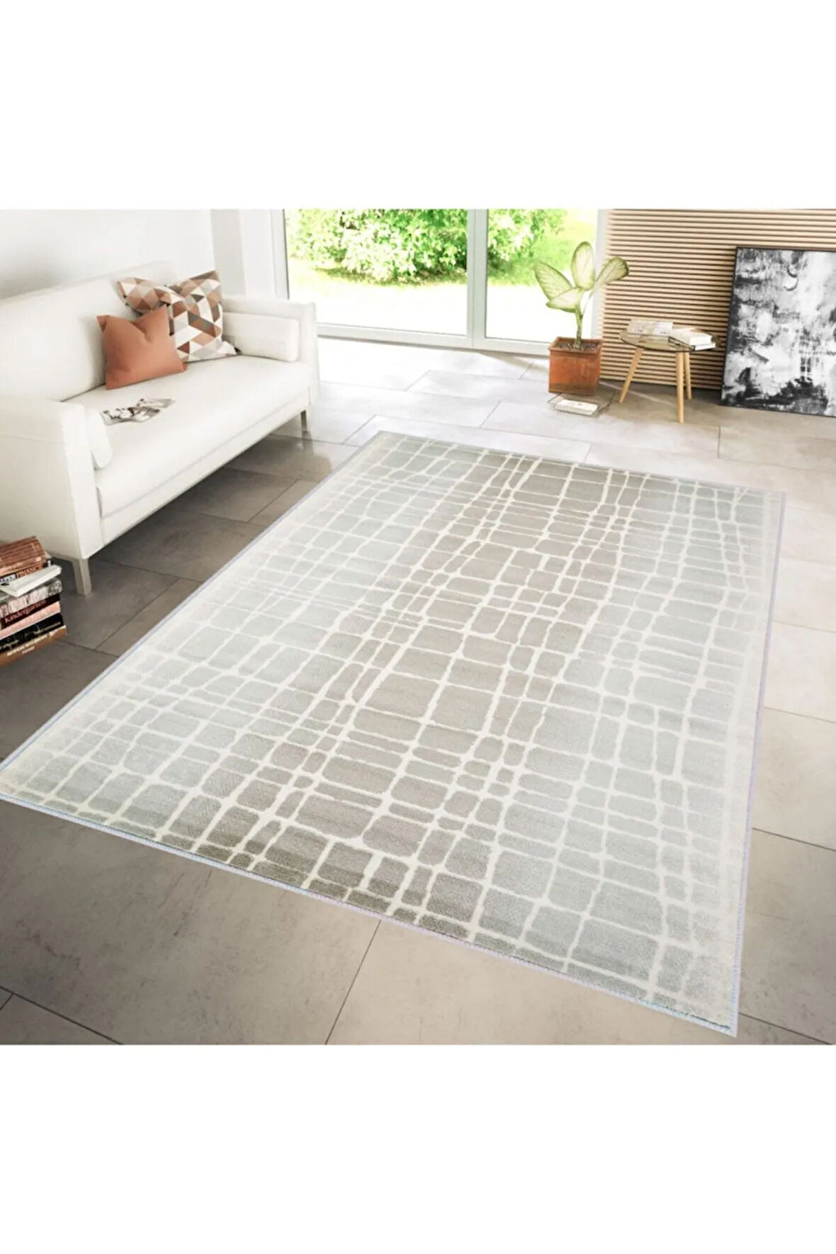 Dijital Baskı Yıkanabilir Kaymaz Taban Salon Halısı Ve Yolluk RVG1184