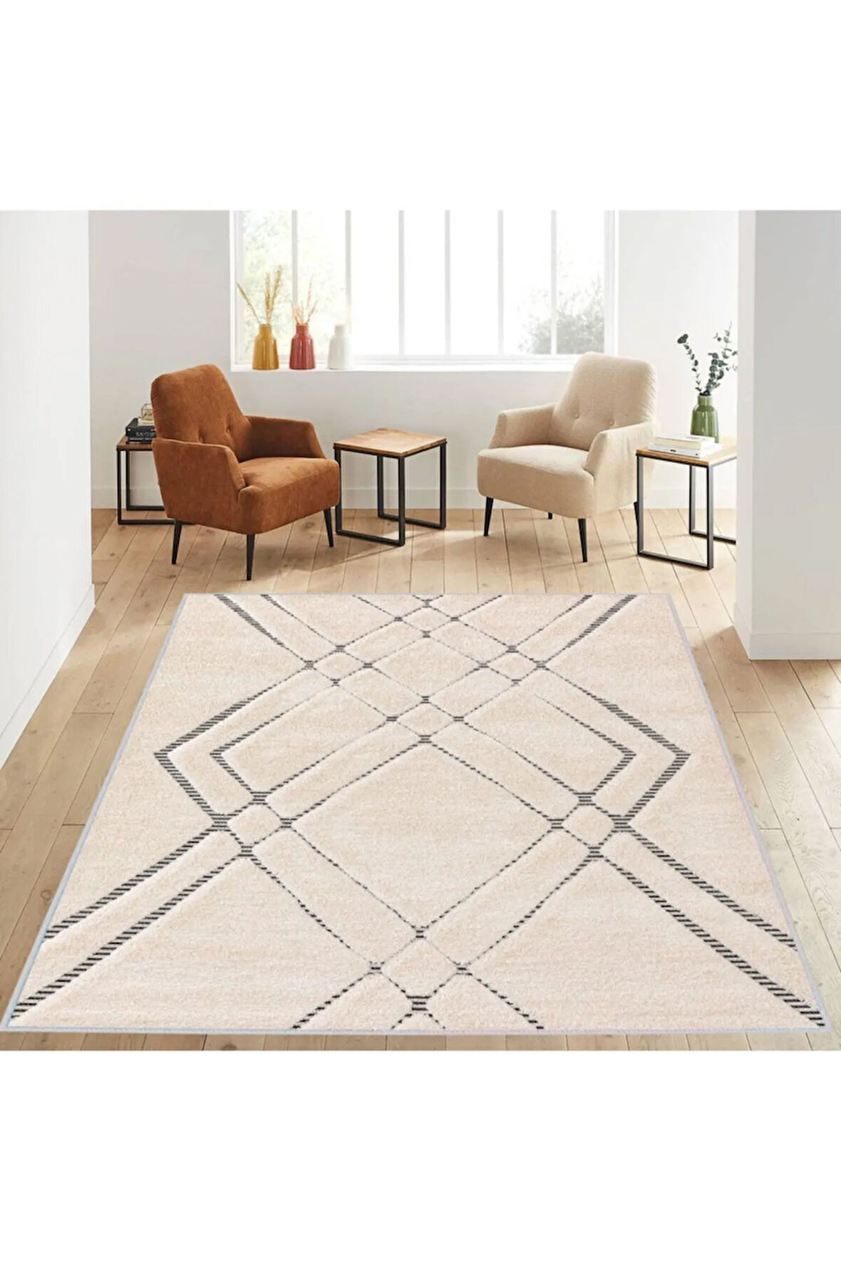 Dijital Baskı Yıkanabilir Kaymaz Taban Salon Halısı Ve Yolluk RVG1203