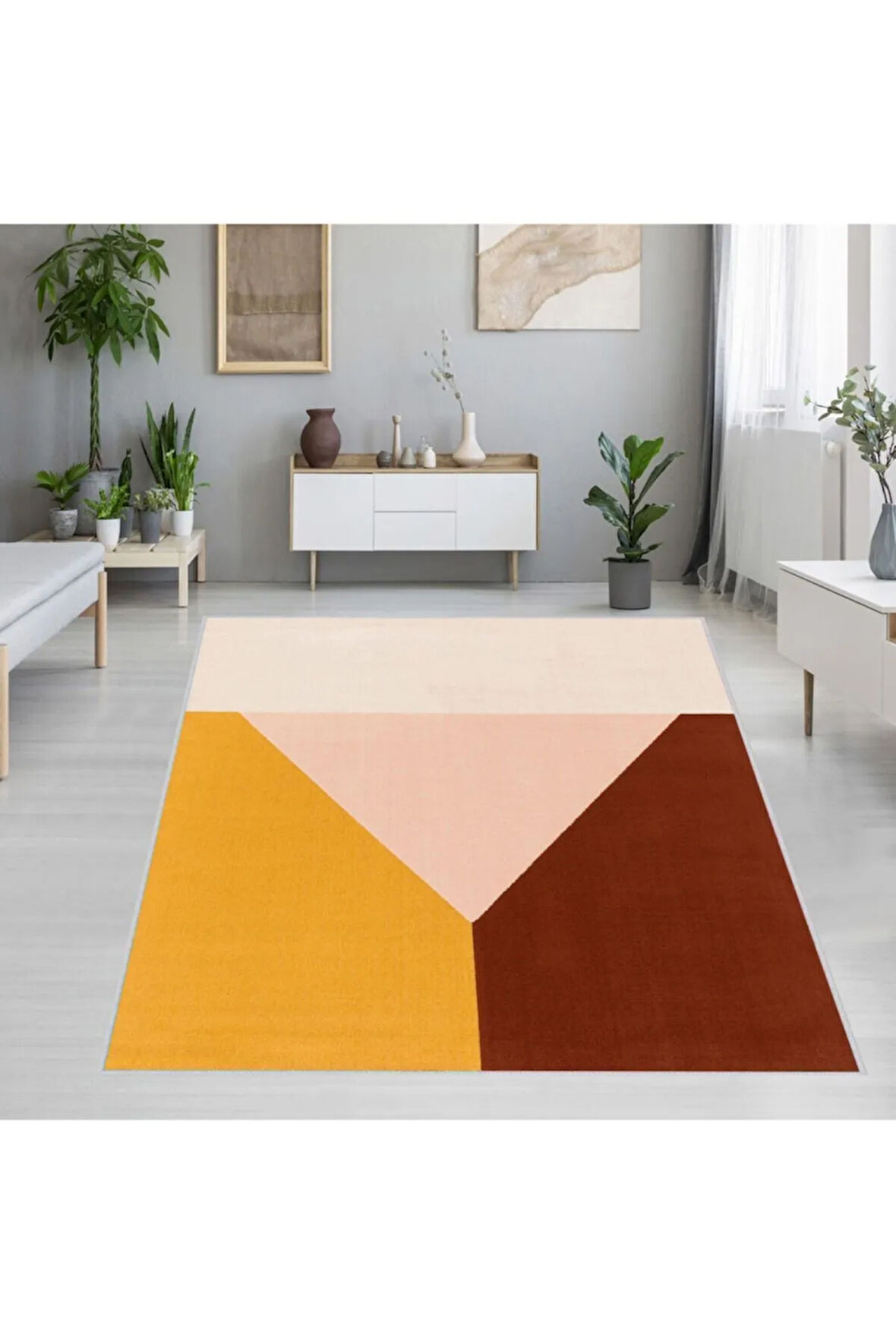 Dijital Baskı Yıkanabilir Kaymaz Taban Salon Halısı Ve Yolluk RVG1215