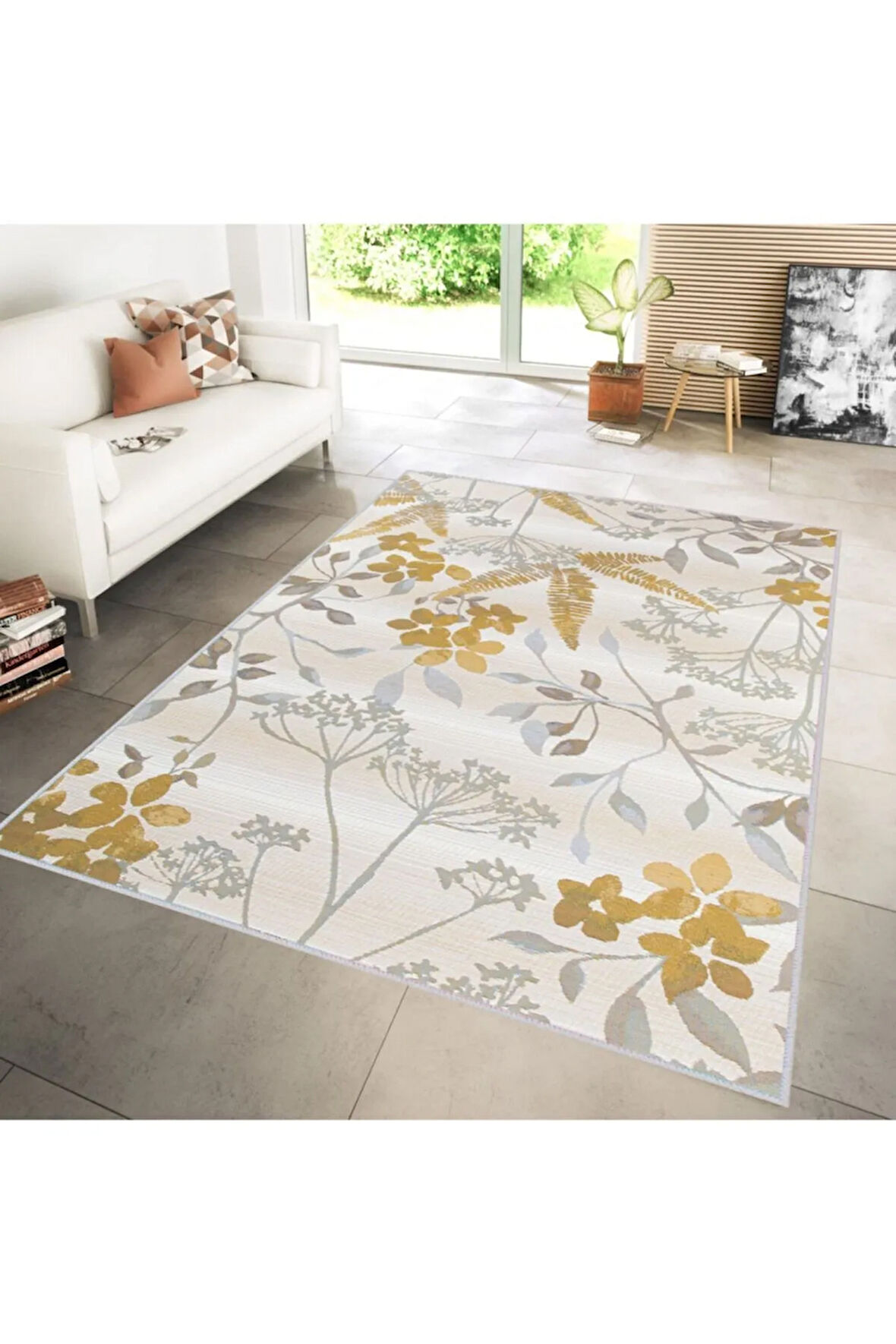 Dijital Baskı Yıkanabilir Kaymaz Taban Salon Halısı Ve Yolluk RVG1216