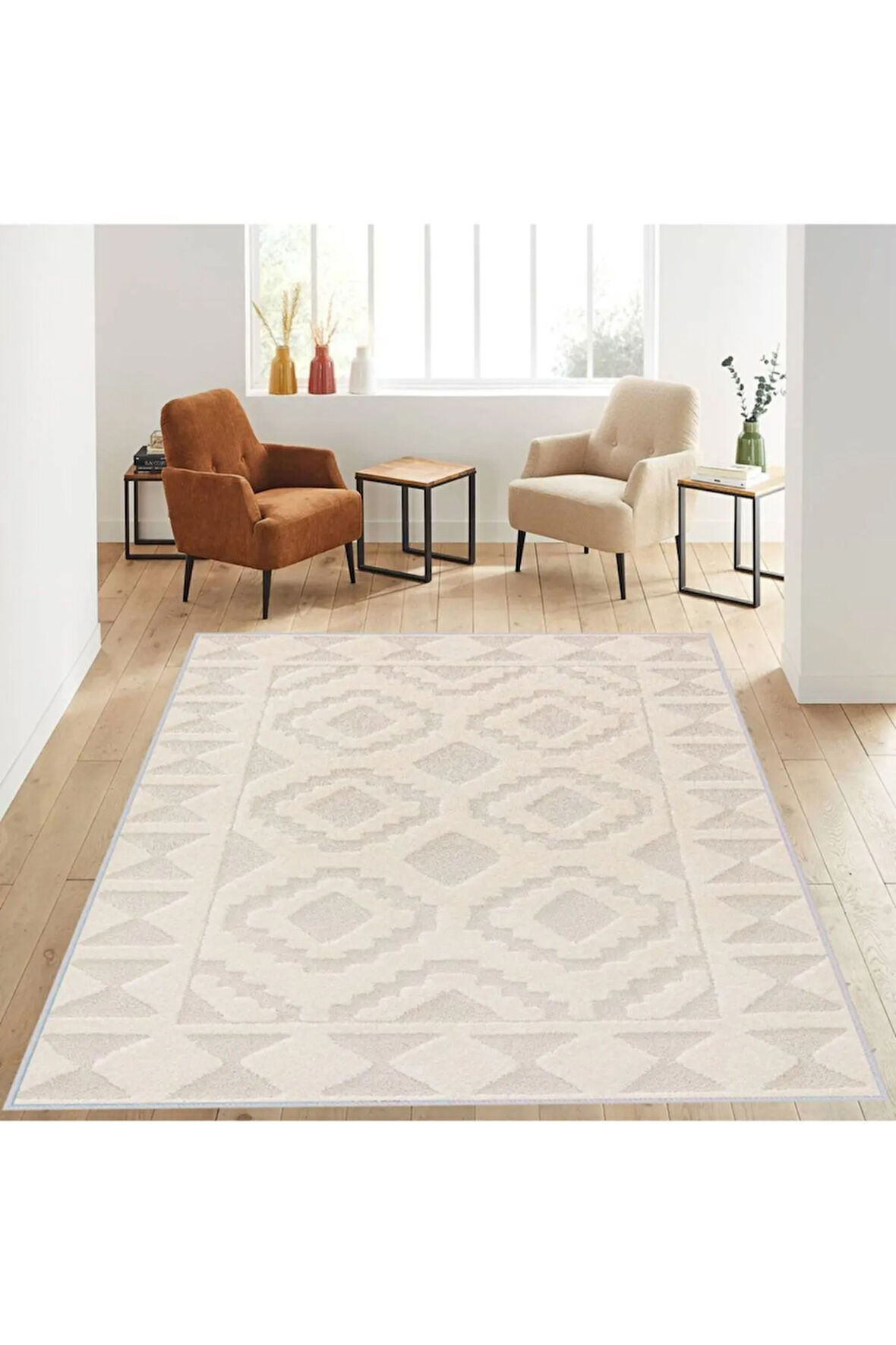 Dijital Baskı Yıkanabilir Kaymaz Taban Salon Halısı Ve Yolluk RVG1223