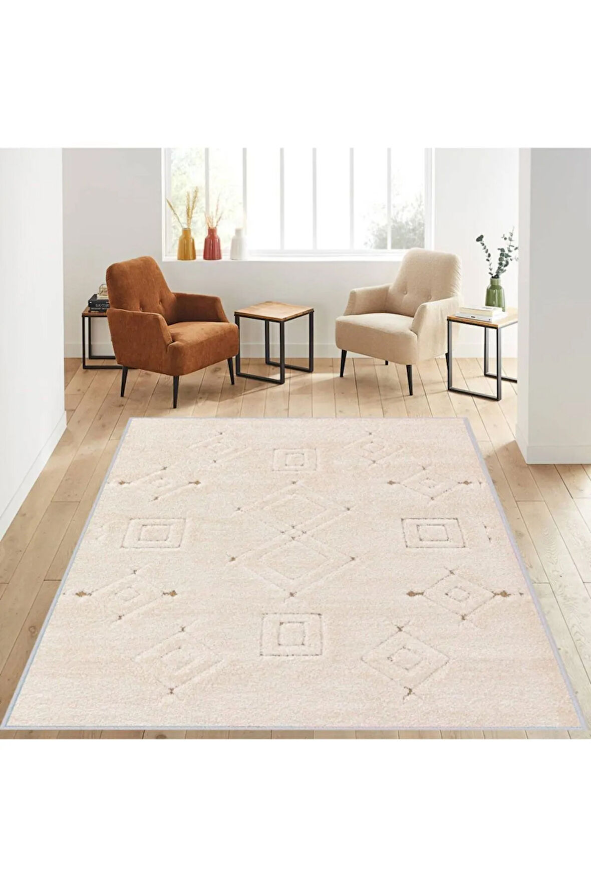 Dijital Baskı Yıkanabilir Kaymaz Taban Salon Halısı Ve Yolluk RVG1235