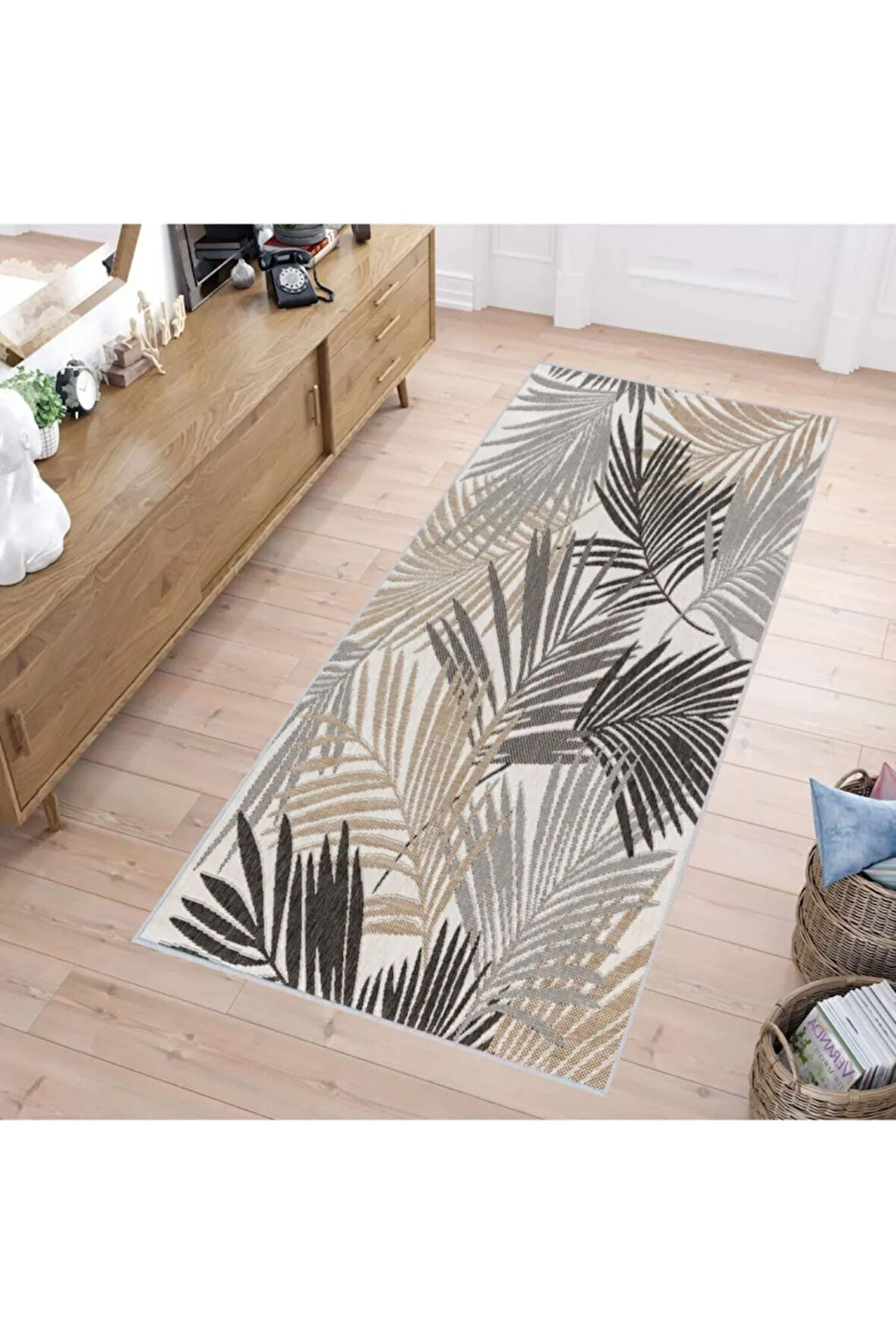 Dijital Baskı Yıkanabilir Kaymaz Taban Salon Halısı Ve Yolluk RVG1265