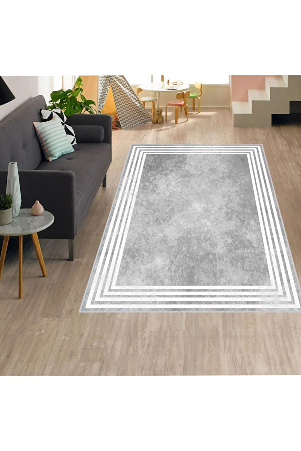 Dijital Baskı Yıkanabilir Kaymaz Taban Salon Halısı Ve Yolluk RVG1305