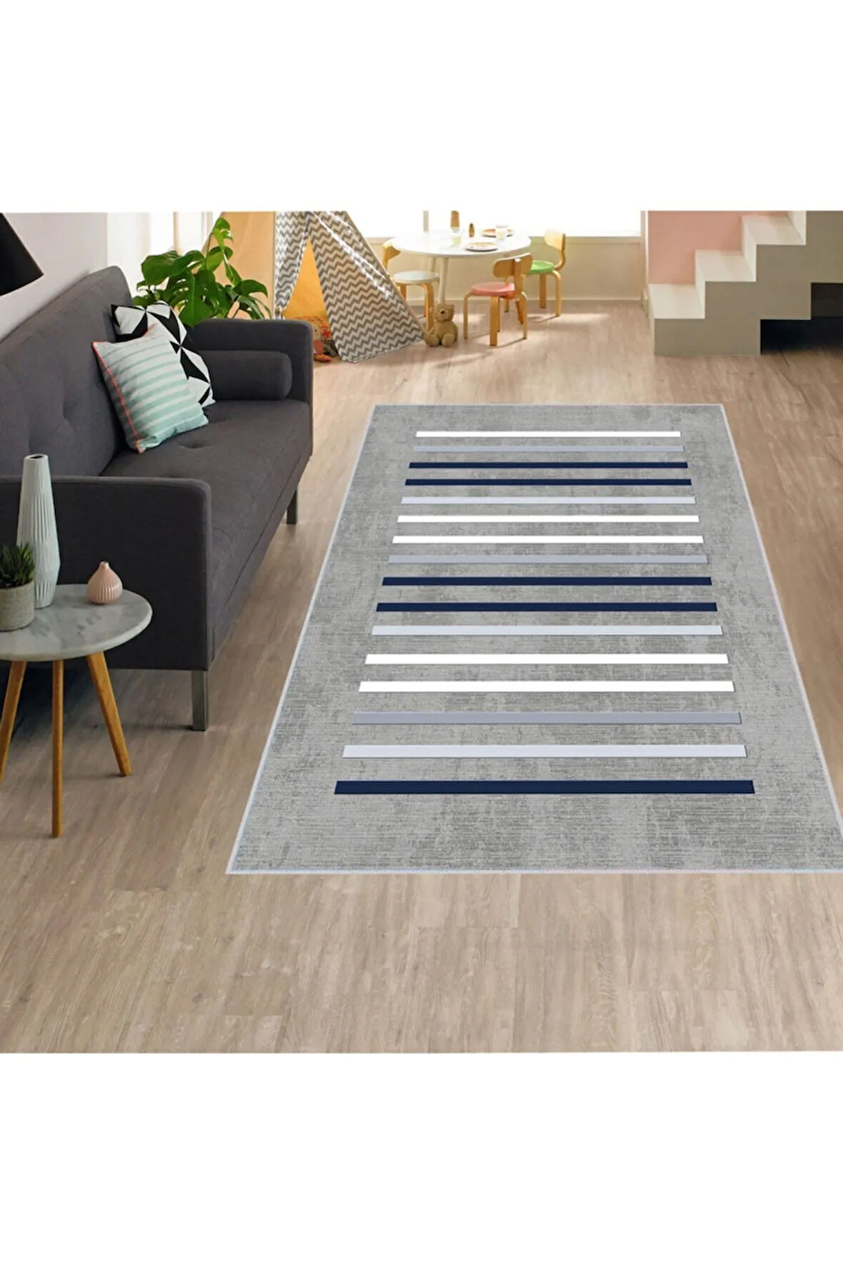 Dijital Baskı Yıkanabilir Kaymaz Taban Salon Halısı Ve Yolluk RVG1307