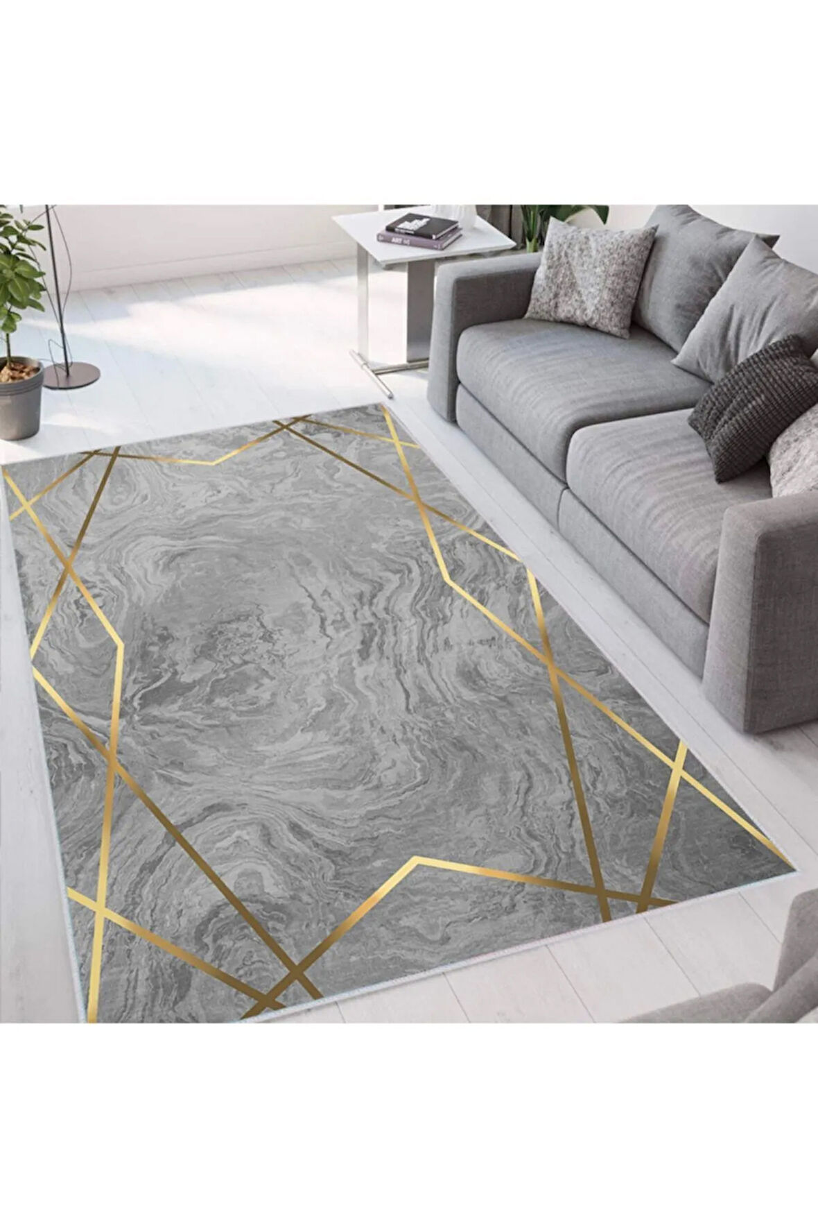 Dijital Baskı Yıkanabilir Kaymaz Taban Salon Halısı Ve Yolluk RVG1310