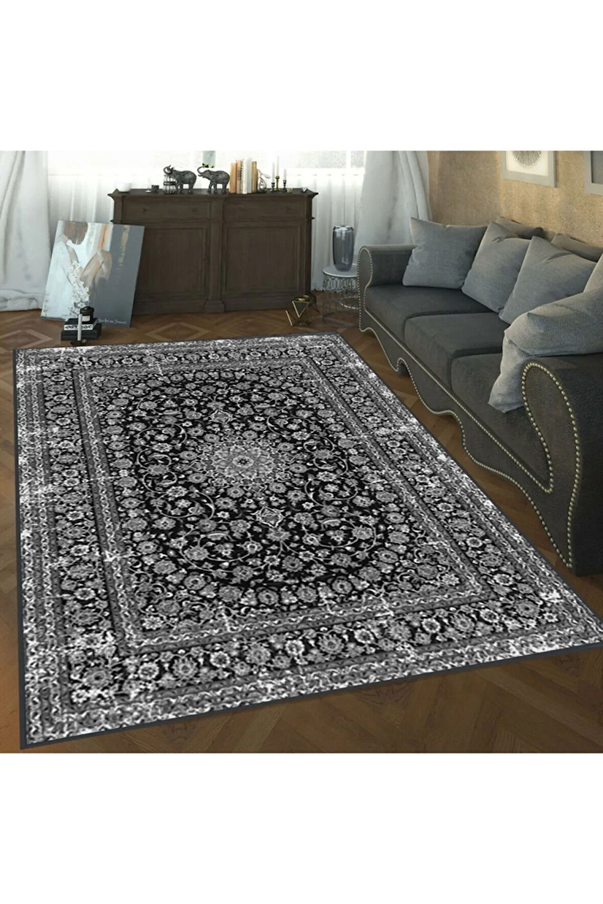 Dijital Baskı Yıkanabilir Kaymaz Taban Salon Halısı Ve Yolluk RVG1339-HT125