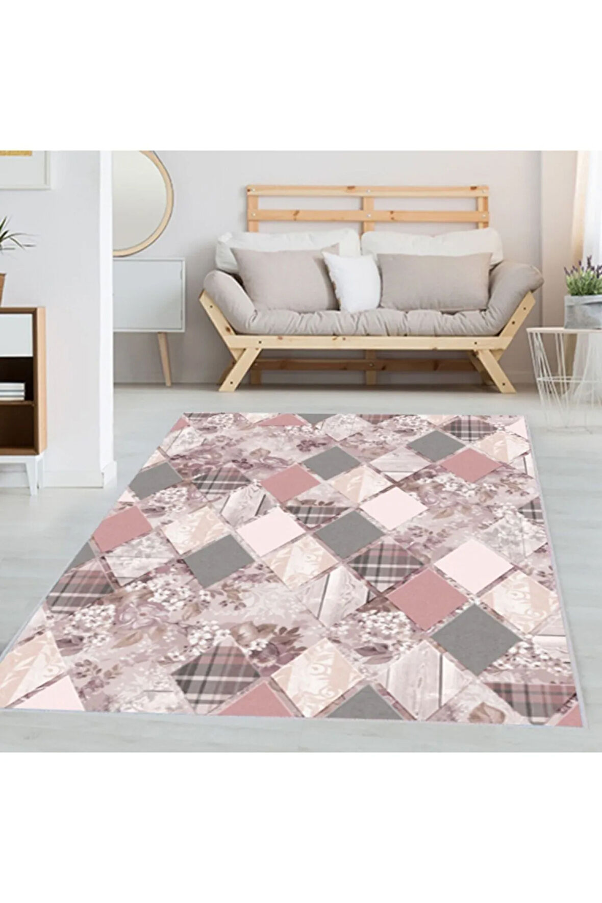 Dijital Baskı Yıkanabilir Kaymaz Taban Salon Halısı Ve Yolluk RVG1340-HT201