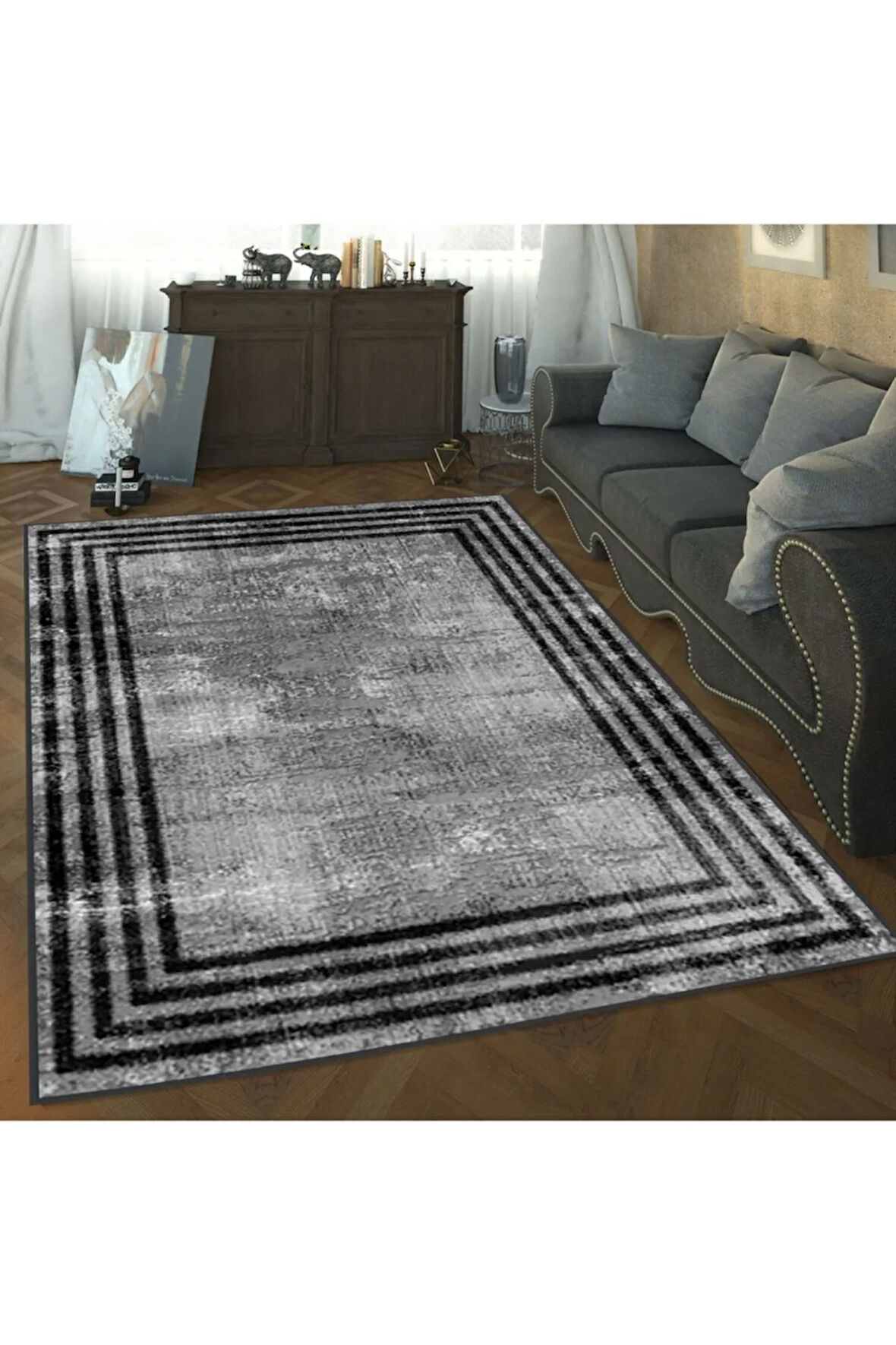 Dijital Baskı Yıkanabilir Kaymaz Taban Salon Halısı Ve Yolluk RVG1356-HT486