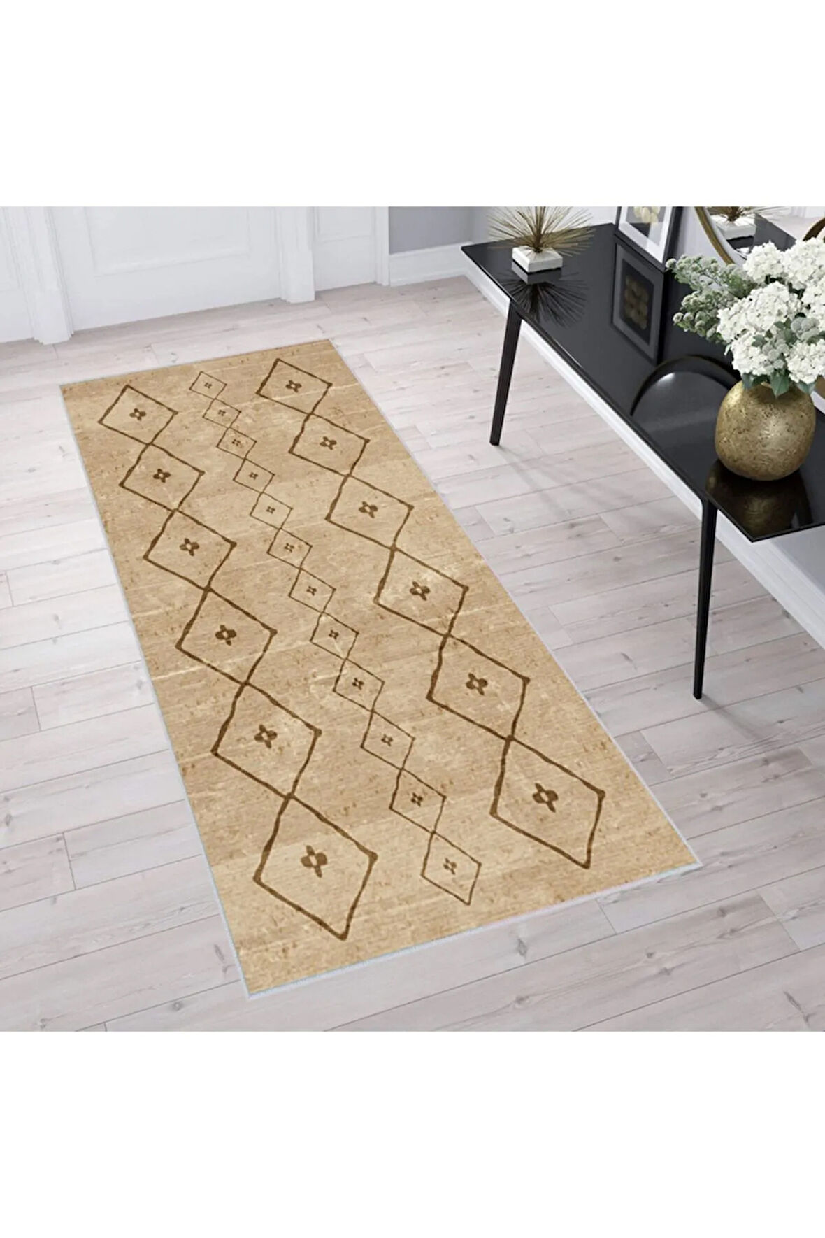 Dijital Baskı Yıkanabilir Kaymaz Taban Salon Halısı Ve Yolluk RVG1361-SD277