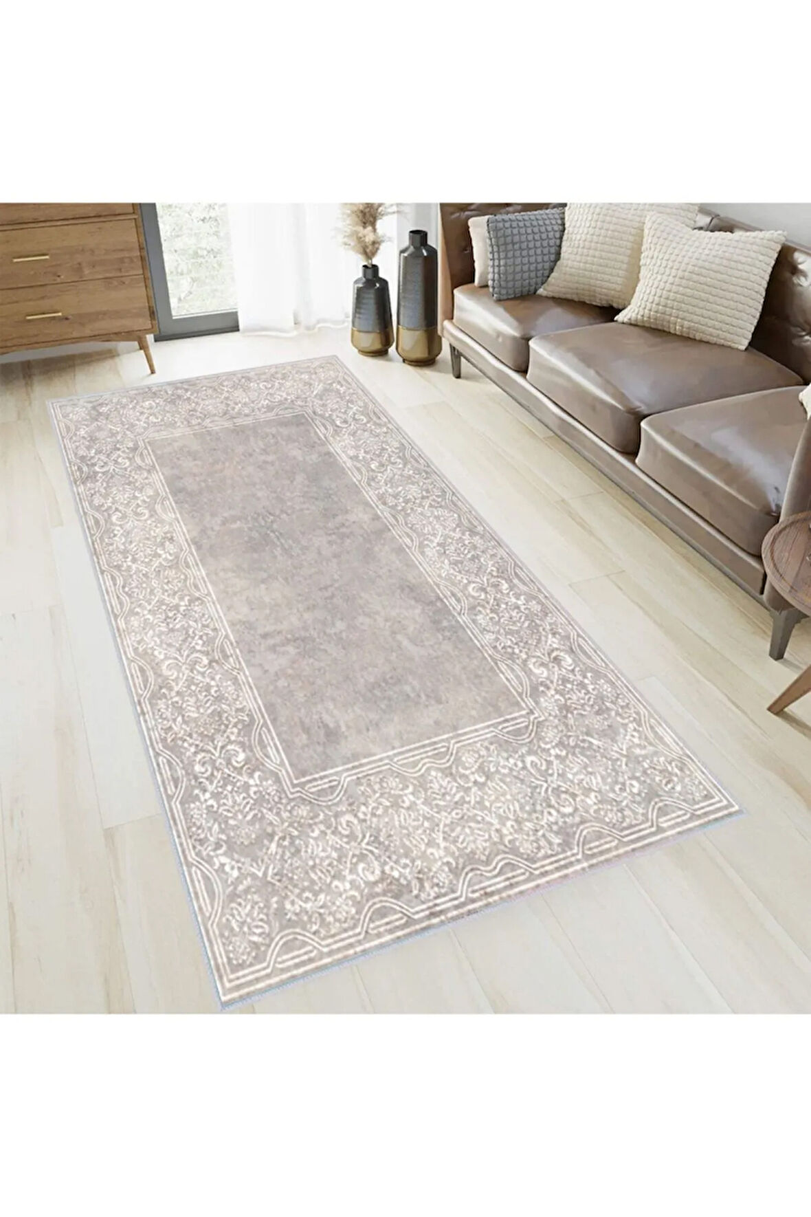 Dijital Baskı Yıkanabilir Kaymaz Taban Salon Halısı Ve Yolluk RVG1384-HT372