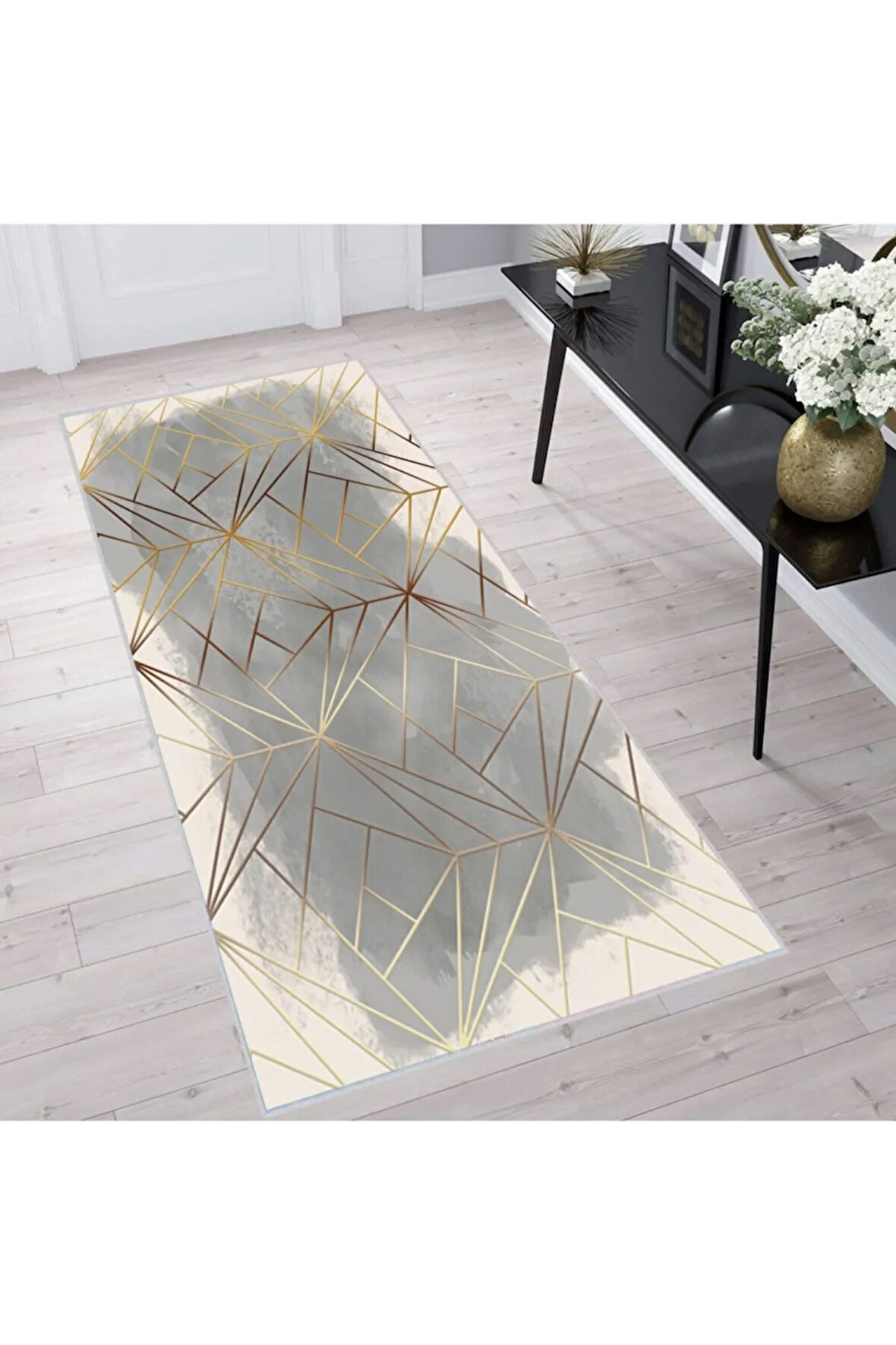 Dijital Baskı Yıkanabilir Kaymaz Taban Salon Halısı Ve Yolluk RVG1385-HT-1382