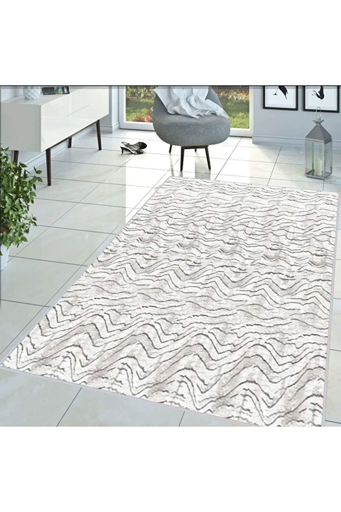 Dijital Baskı Yıkanabilir Kaymaz Taban Salon Halısı Ve Yolluk RVG1394-HT731