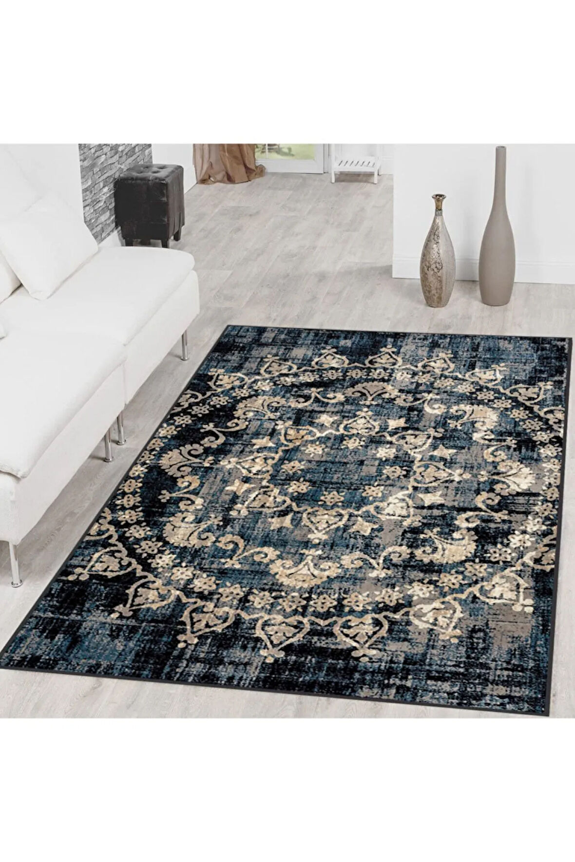 Dijital Baskı Yıkanabilir Kaymaz Taban Salon Halısı Ve Yolluk RVG1410