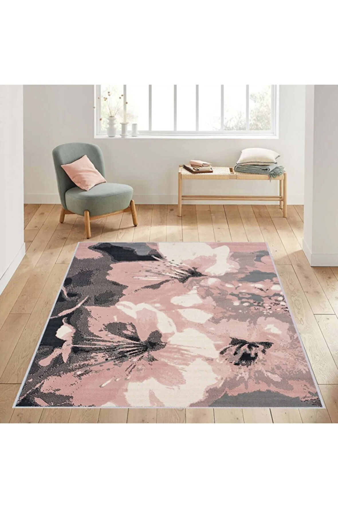 Dijital Baskı Yıkanabilir Kaymaz Taban Salon Halısı Ve Yolluk RVG1421