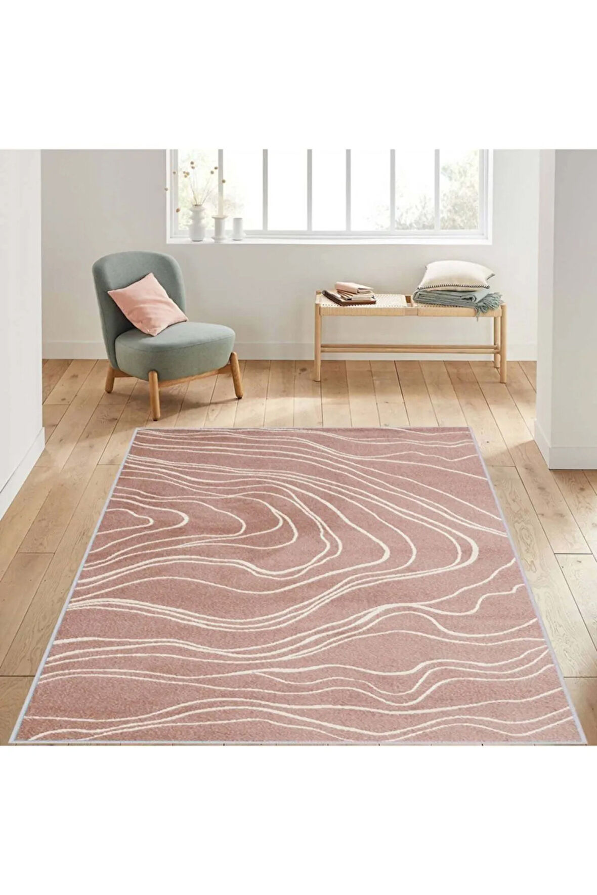 Dijital Baskı Yıkanabilir Kaymaz Taban Salon Halısı Ve Yolluk RVG1422