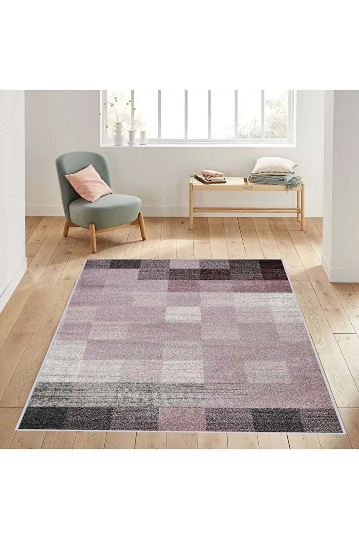 Dijital Baskı Yıkanabilir Kaymaz Taban Salon Halısı Ve Yolluk RVG1430