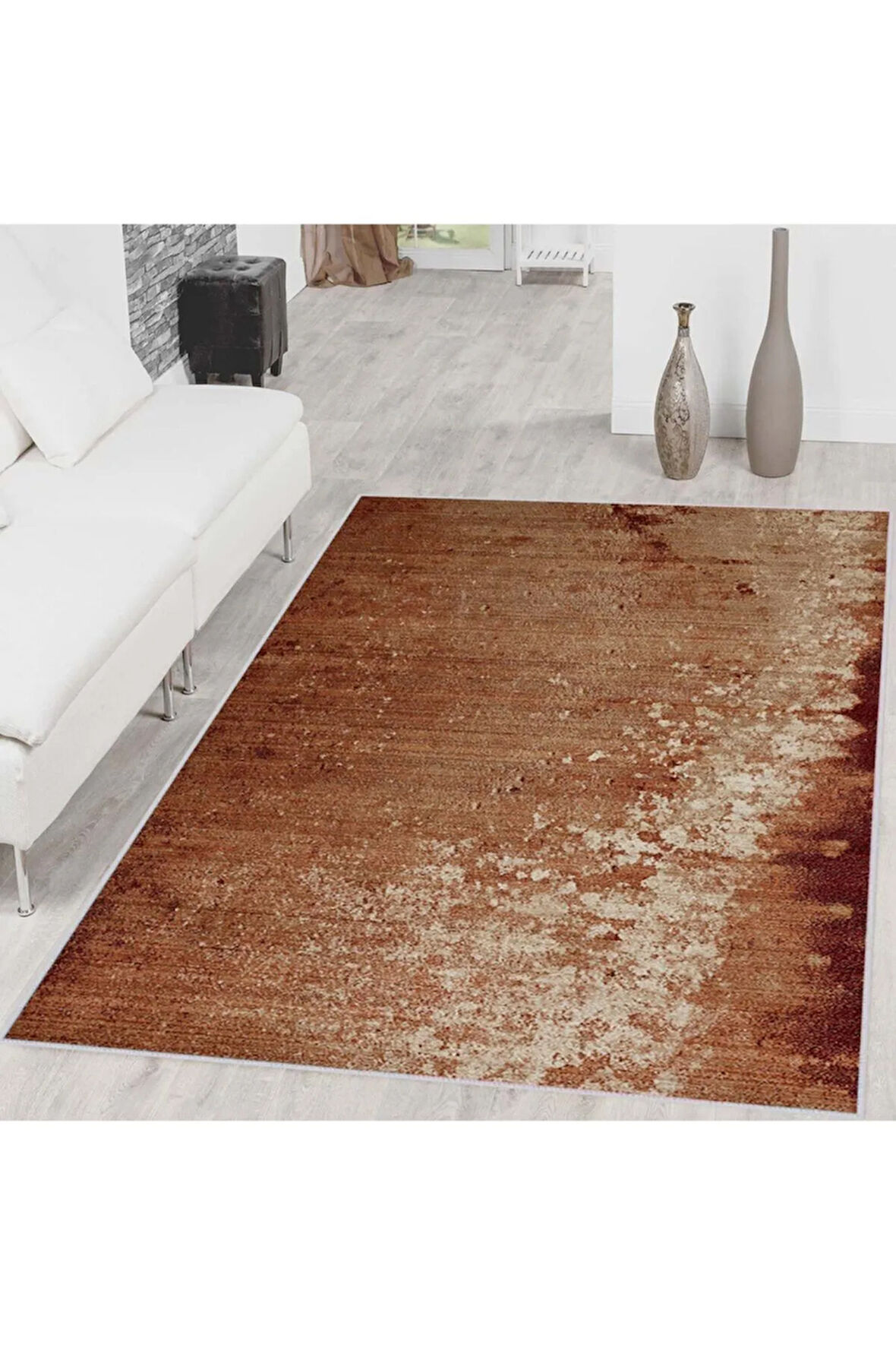 Dijital Baskı Yıkanabilir Kaymaz Taban Salon Halısı Ve Yolluk RVG1455