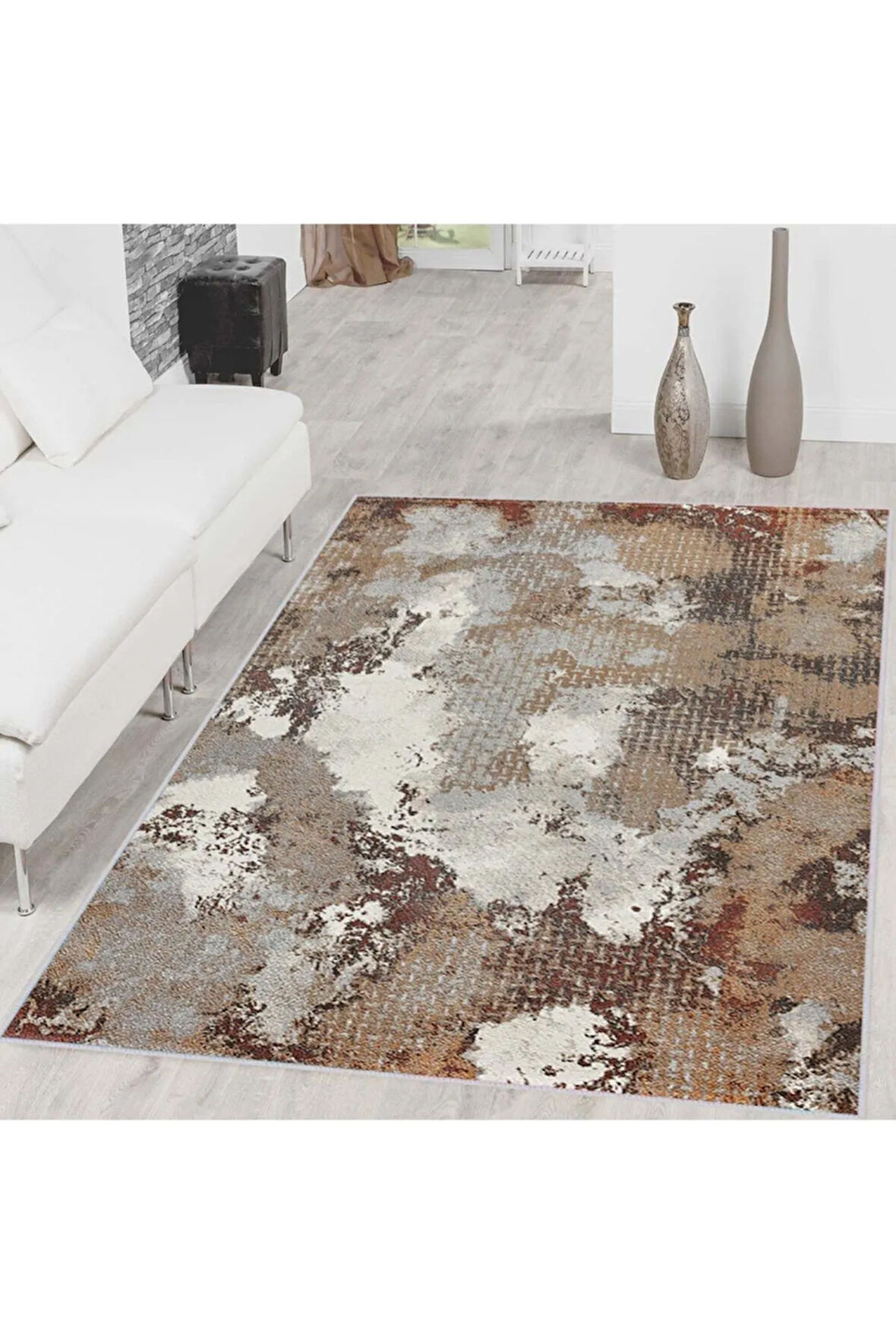 Dijital Baskı Yıkanabilir Kaymaz Taban Salon Halısı Ve Yolluk RVG1456