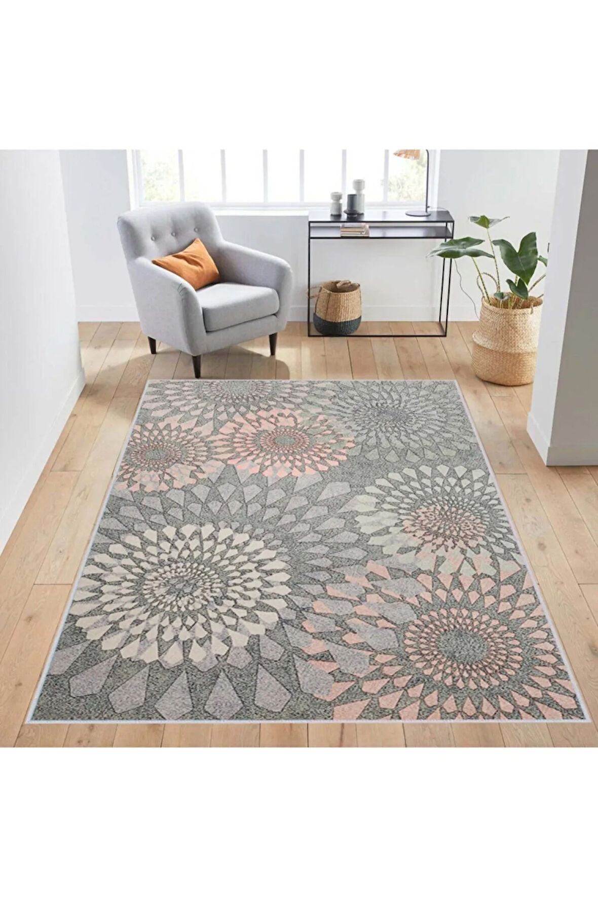 Dijital Baskı Yıkanabilir Kaymaz Taban Salon Halısı Ve Yolluk RVG1460