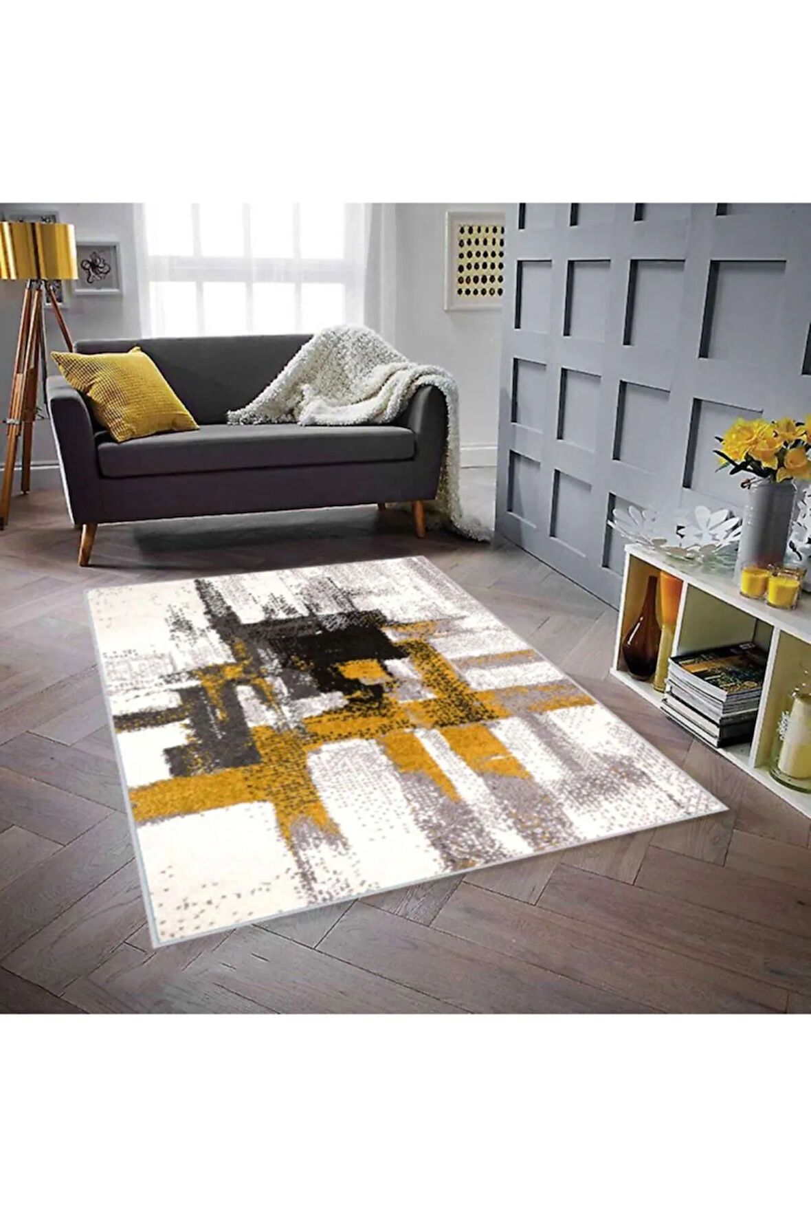 Dijital Baskı Yıkanabilir Kaymaz Taban Salon Halısı Ve Yolluk RVG1496