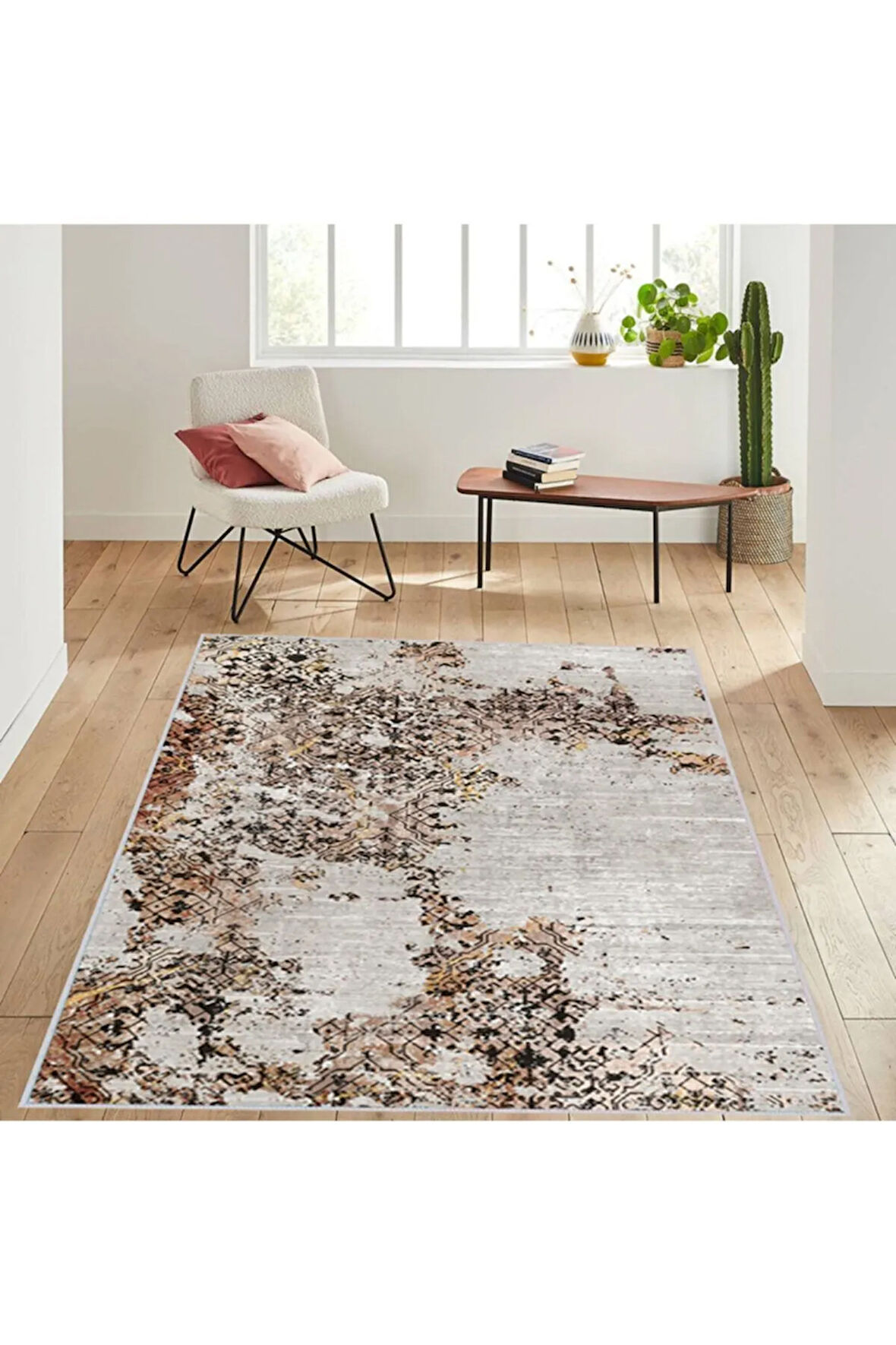 Dijital Baskı Yıkanabilir Kaymaz Taban Salon Halısı Ve Yolluk RVG1512-HT829