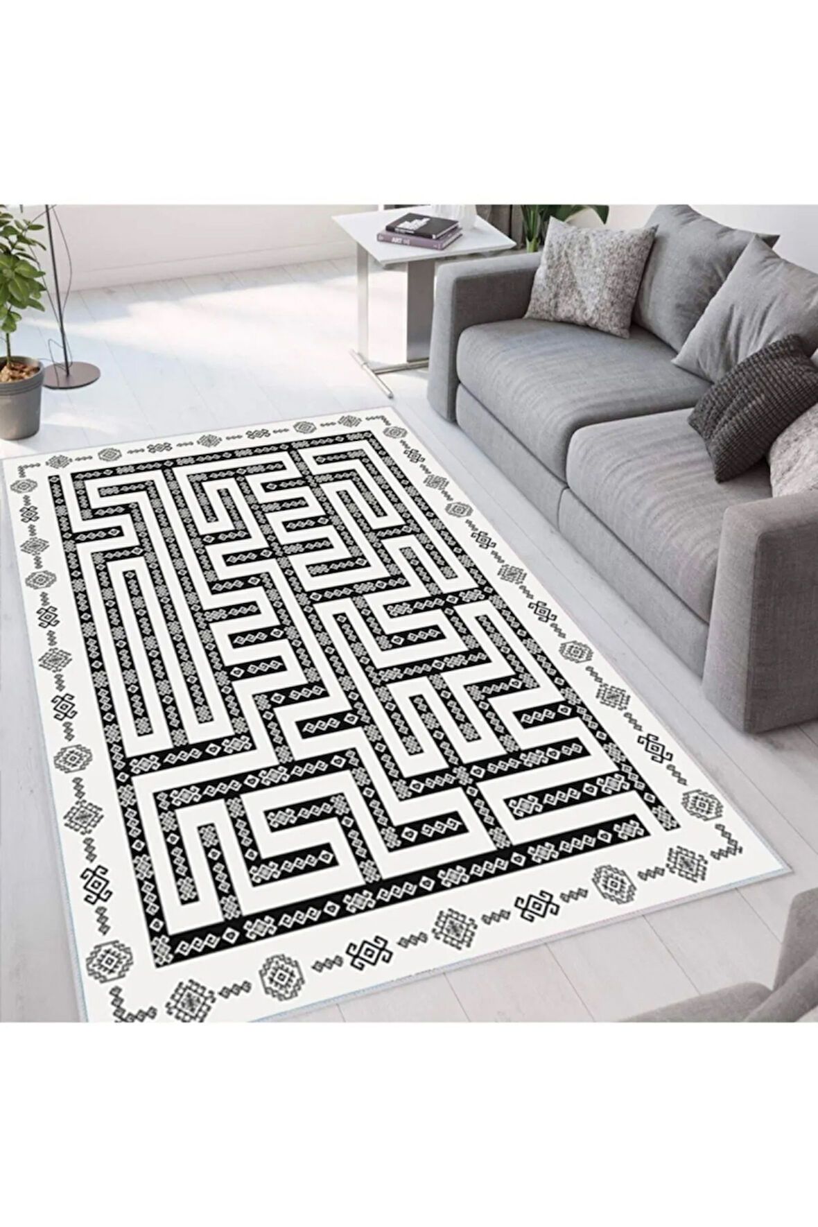 Dijital Baskı Yıkanabilir Kaymaz Taban Salon Halısı Ve Yolluk RVG1532-HS527