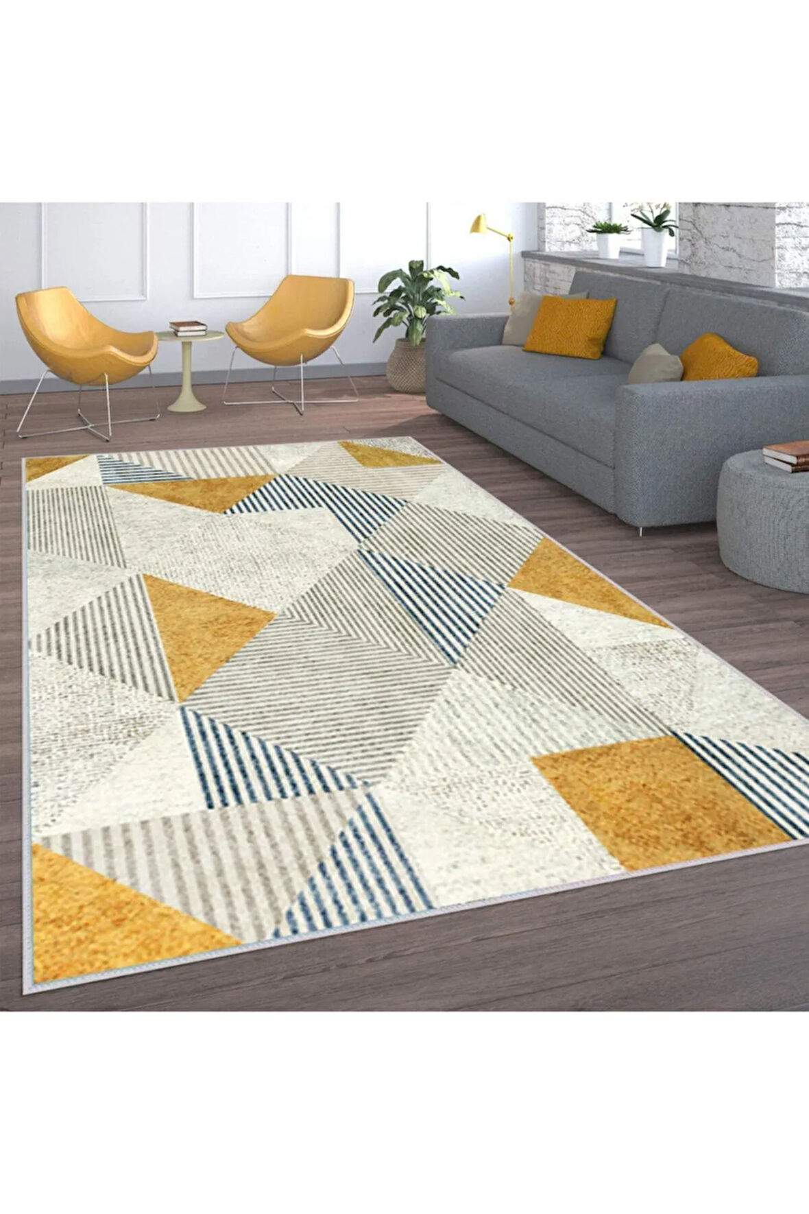 Dijital Baskı Yıkanabilir Kaymaz Taban Salon Halısı Ve Yolluk RVG1562-SD340