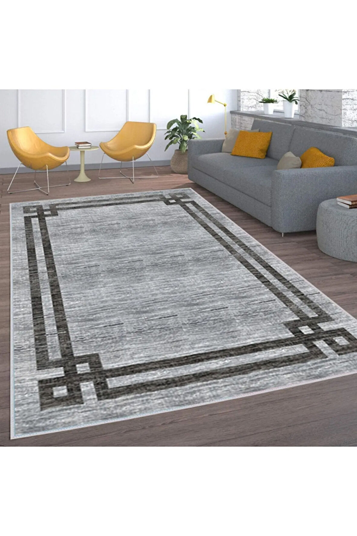 Dijital Baskı Yıkanabilir Kaymaz Taban Salon Halısı Ve Yolluk RVG1585-HY1309
