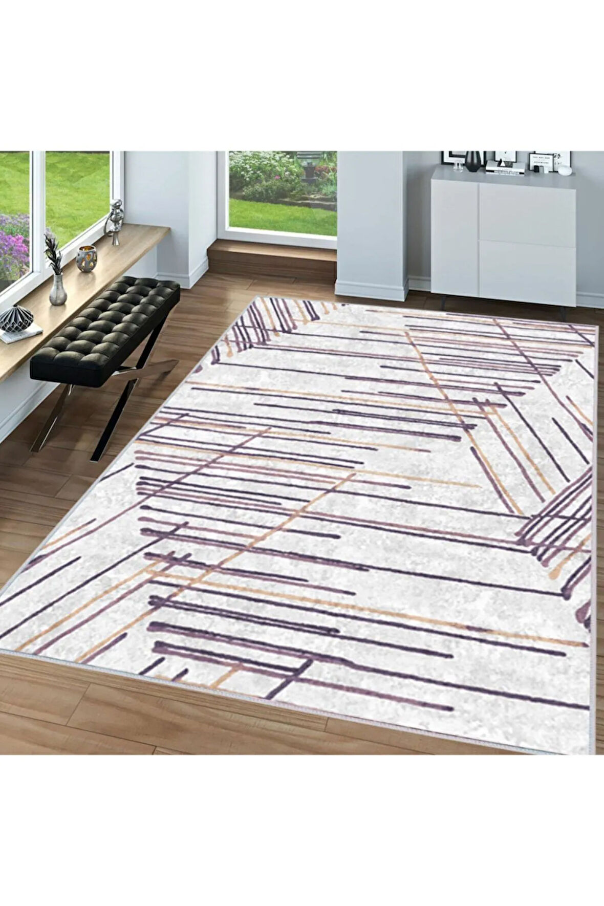 Dijital Baskı Yıkanabilir Kaymaz Taban Salon Halısı Ve Yolluk RVG1591-HT354