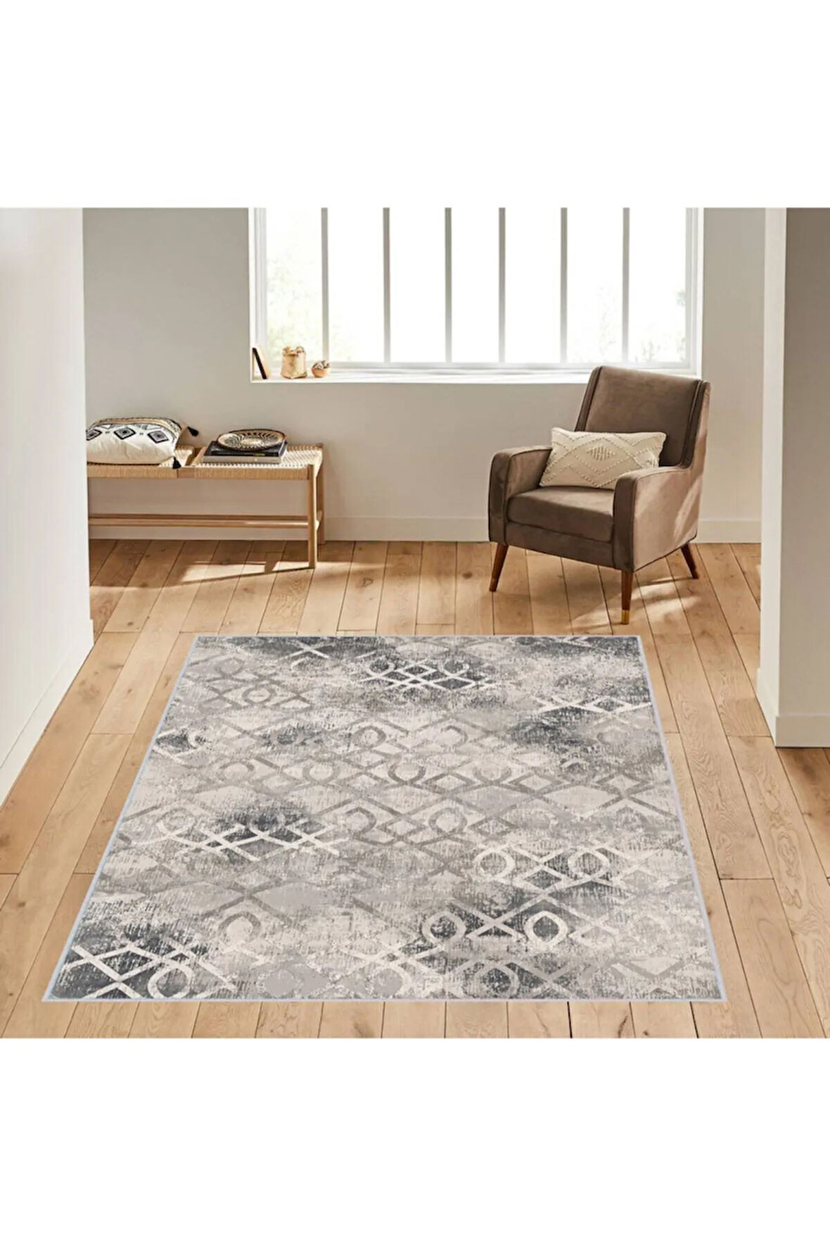 Dijital Baskı Yıkanabilir Kaymaz Taban Salon Halısı Ve Yolluk RVG1594